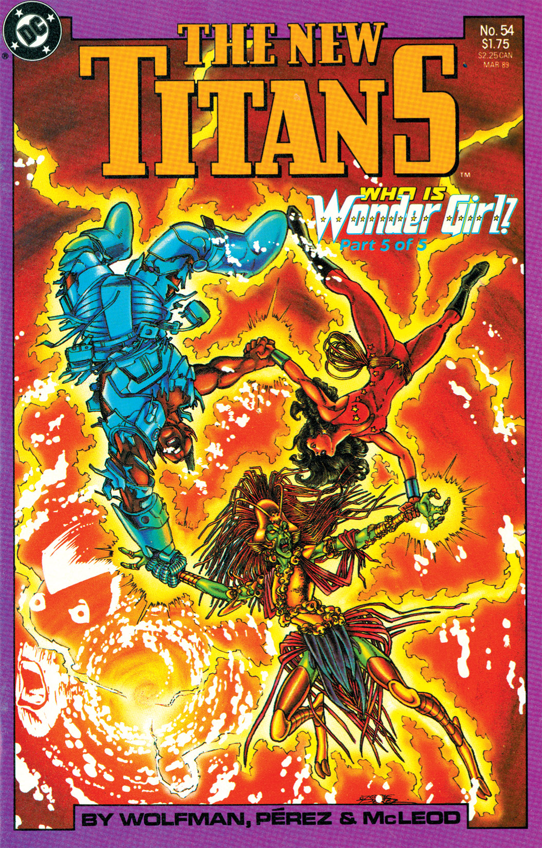 Read online The New Titans (1988) comic -  Issue #54 - 1