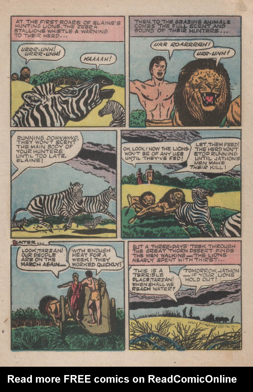 Read online Tarzan (1948) comic -  Issue #35 - 9