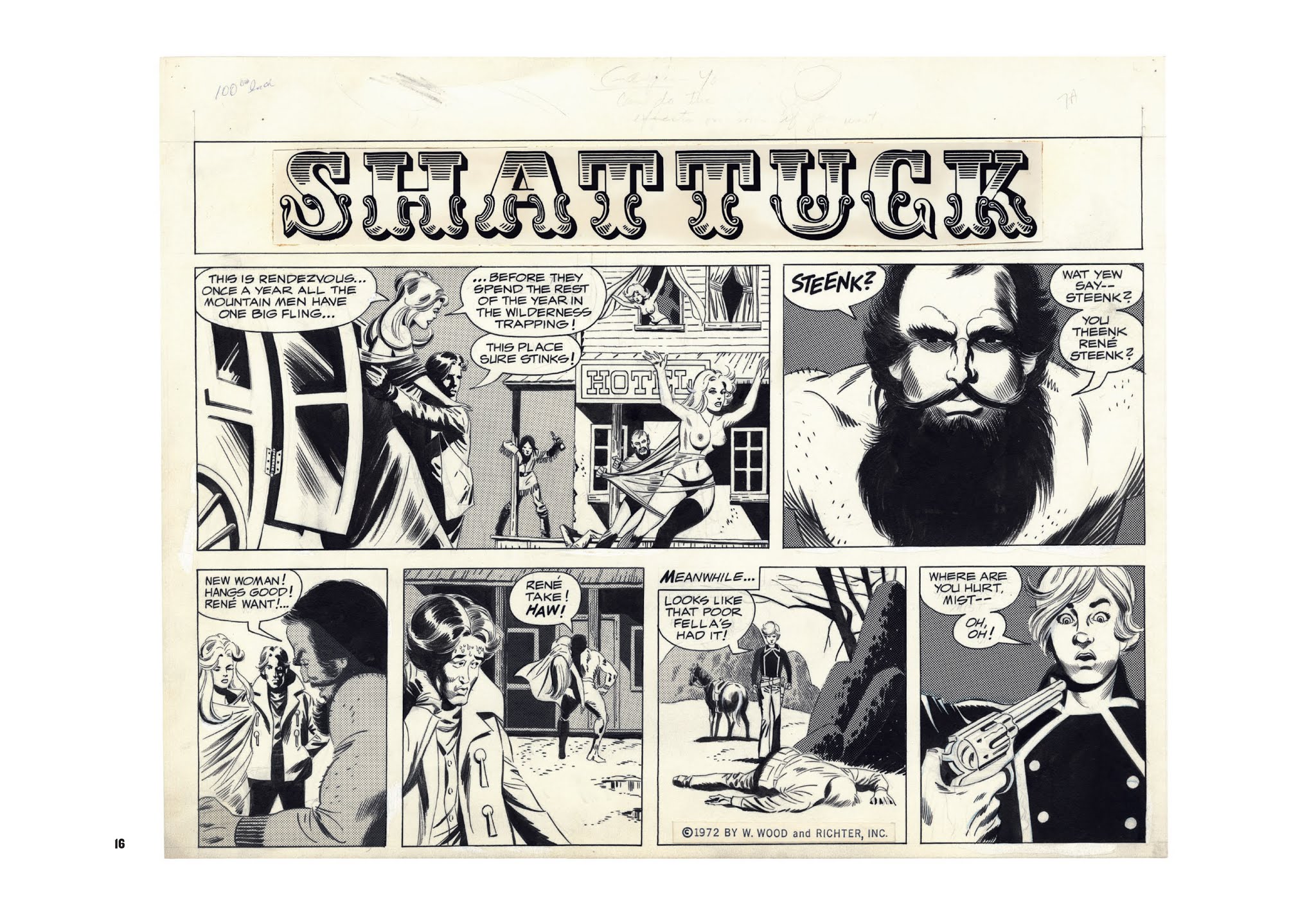 Read online Wallace Wood Presents Shattuck comic -  Issue # TPB - 16