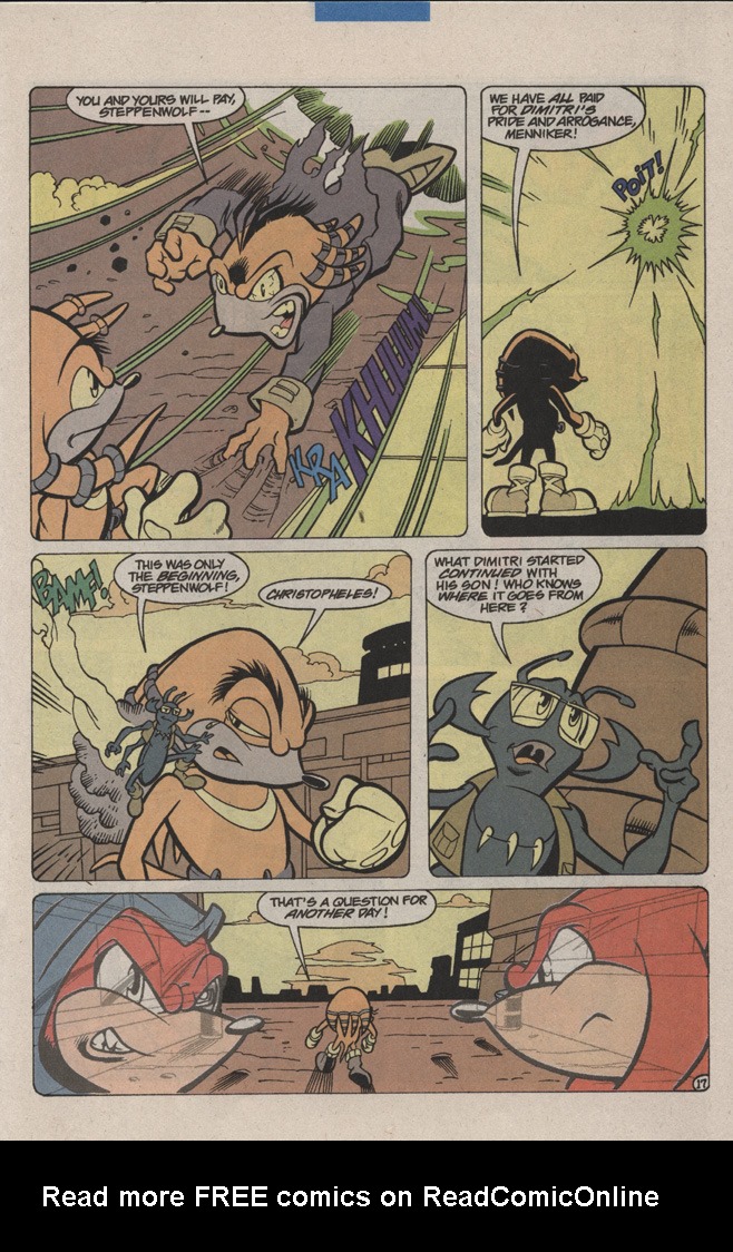 Read online Knuckles the Echidna comic -  Issue #3 - 25