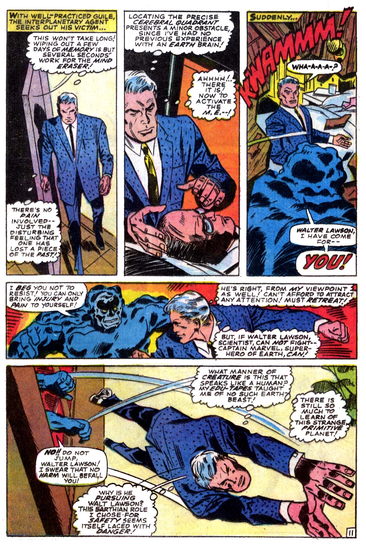 Read online Captain Marvel (1968) comic -  Issue #5 - 12