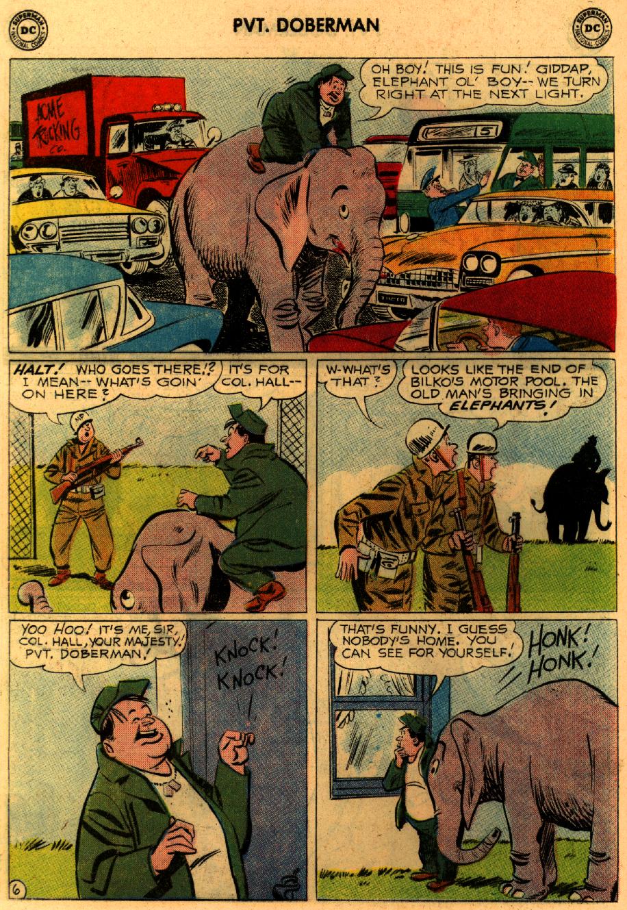 Read online Sgt. Bilko's Pvt. Doberman comic -  Issue #9 - 8