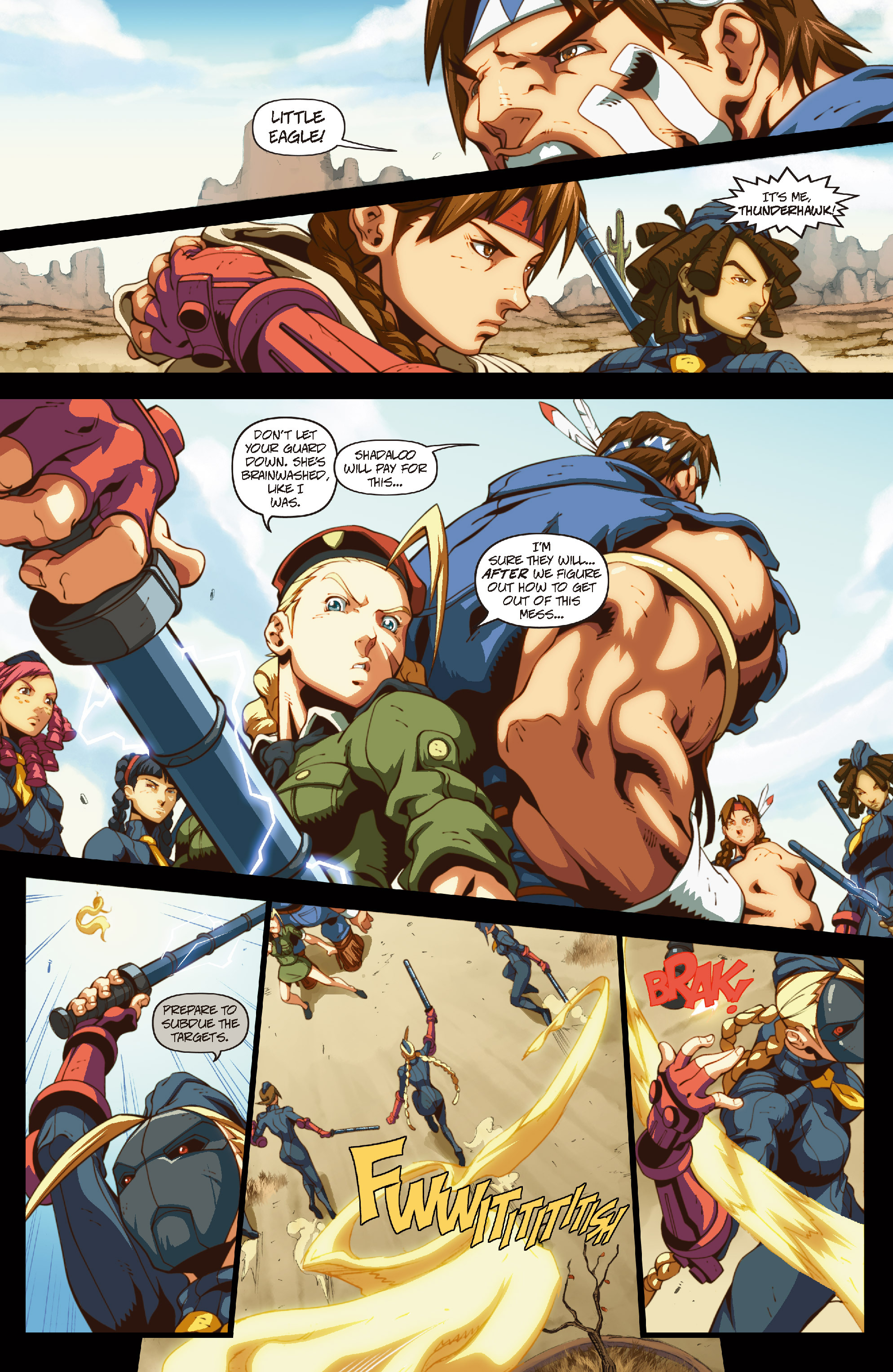 Read online Street Fighter II comic -  Issue #5 - 14