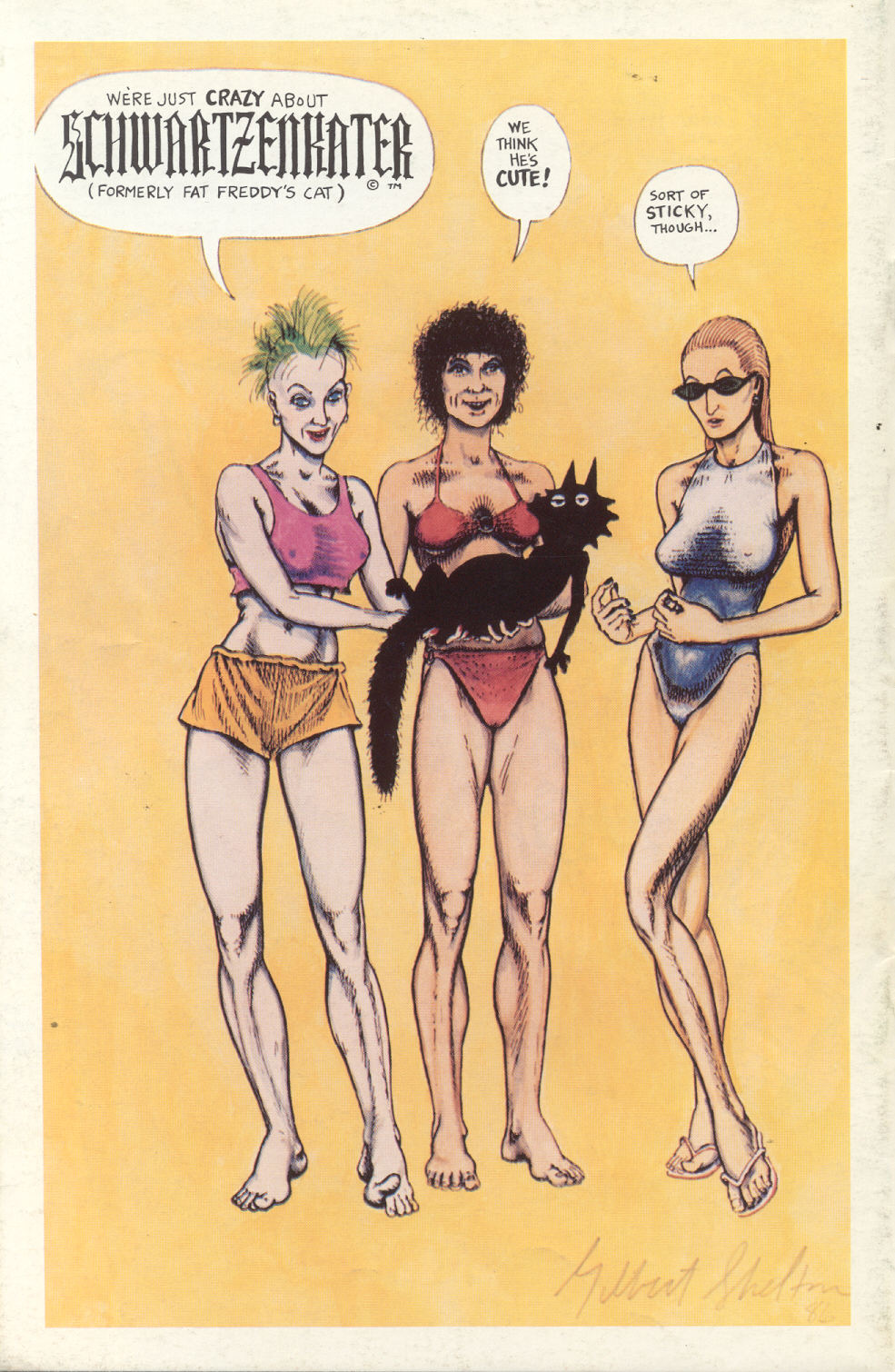 Read online Adventures of Fat Freddy's Cat comic -  Issue #6 - 36