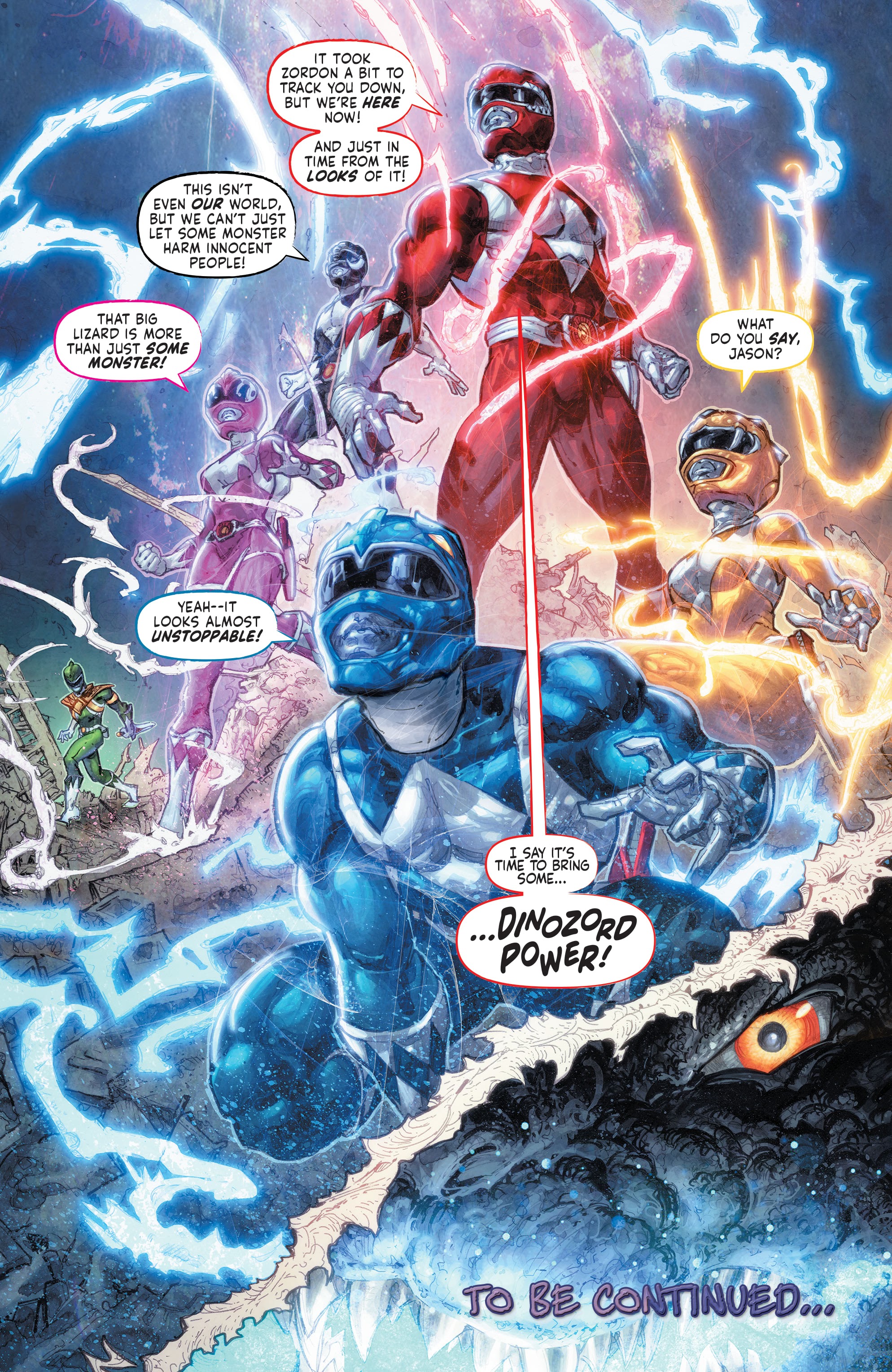 Read online Godzilla vs. The Mighty Morphin Power Rangers comic -  Issue #1 - 20