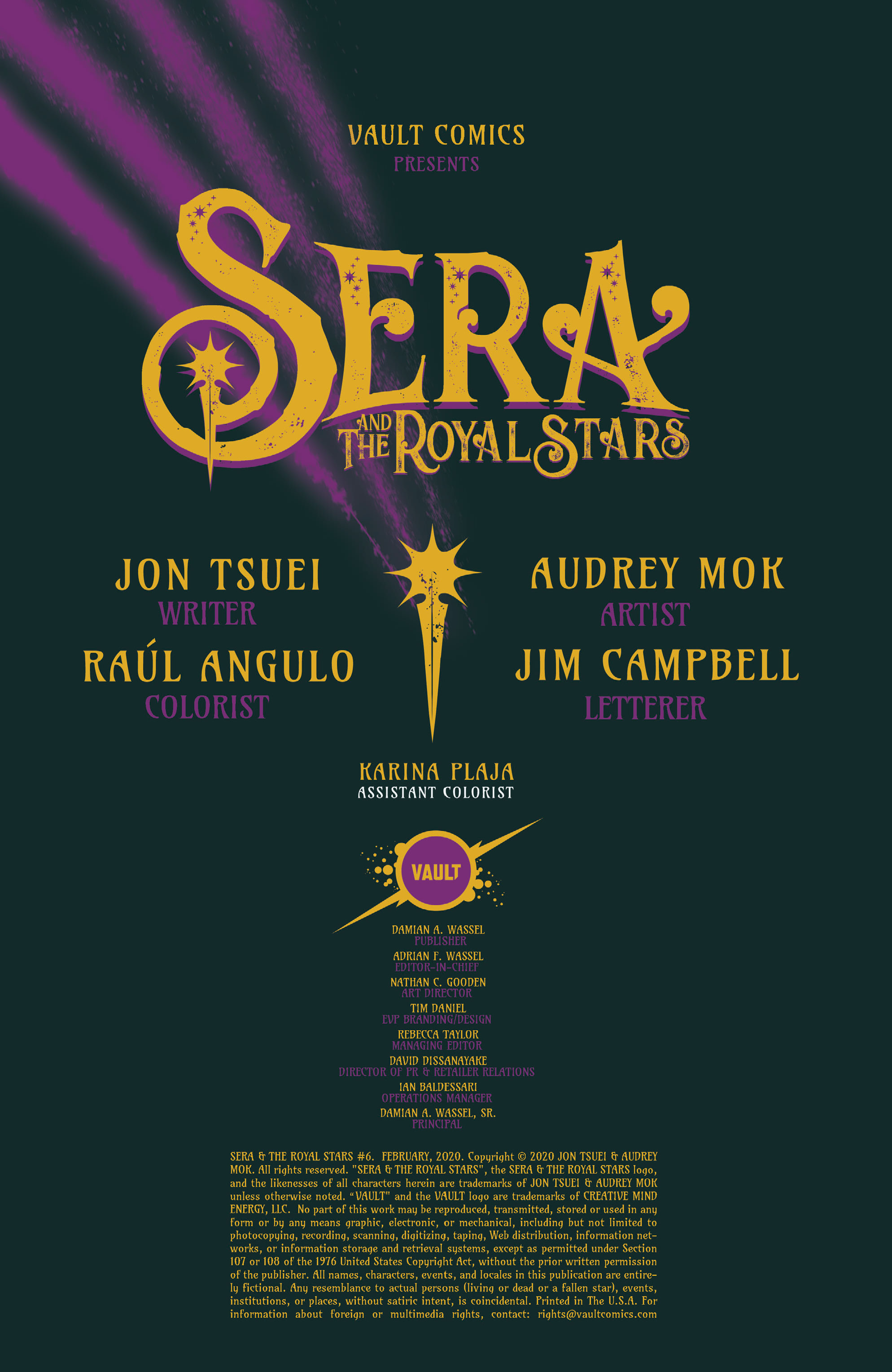 Read online Sera & the Royal Stars comic -  Issue #6 - 2
