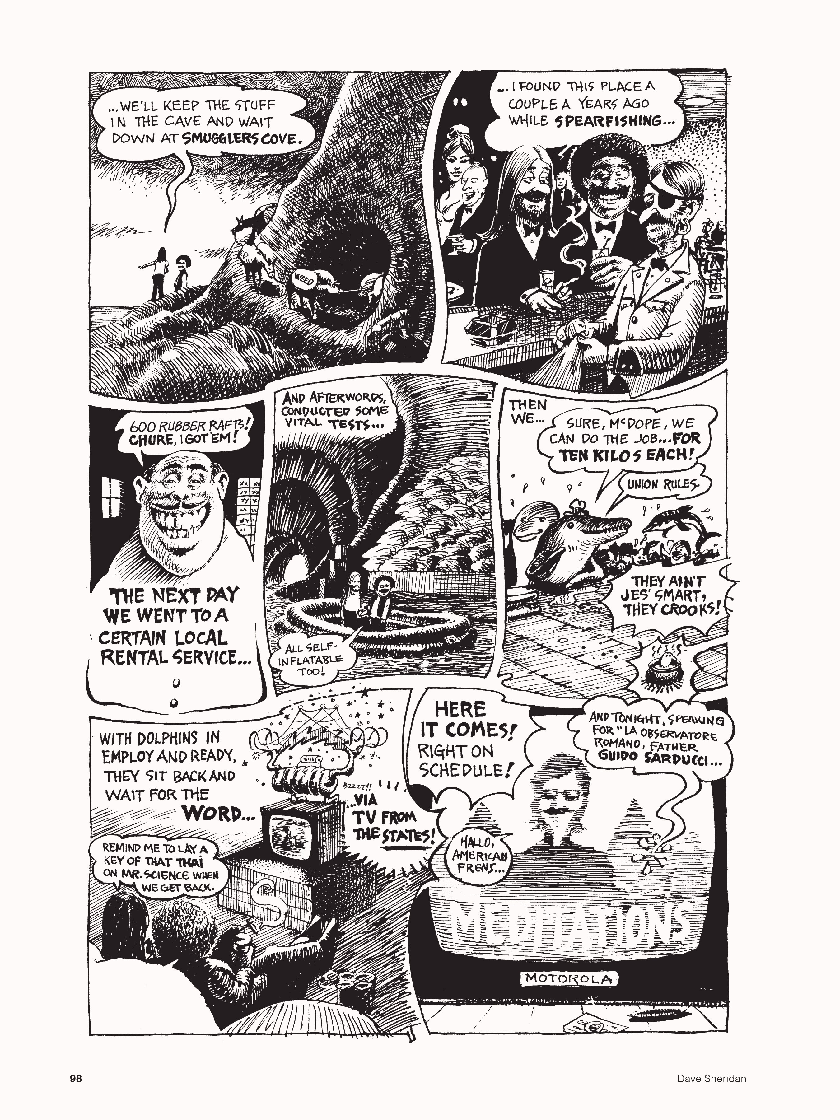 Read online Dave Sheridan: Life with Dealer McDope, the Leather Nun, and the Fabulous Furry Freak Brothers comic -  Issue # TPB (Part 2) - 10