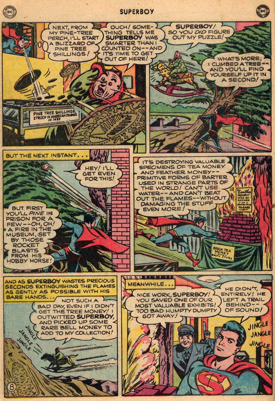 Read online Superboy (1949) comic -  Issue #6 - 9