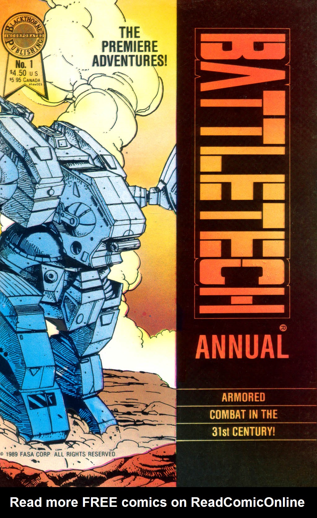 Read online Battletech Annual comic -  Issue # Full - 1