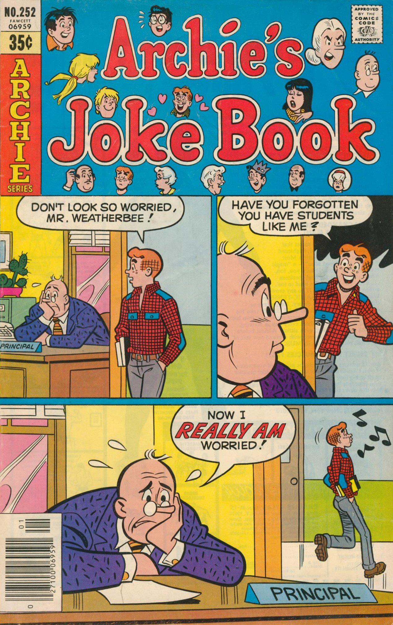 Read online Archie's Joke Book Magazine comic -  Issue #252 - 1