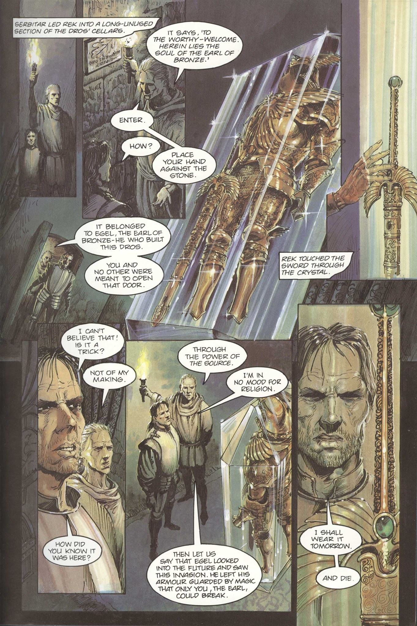 Read online David Gemmell's Legend: A Graphic Novel comic -  Issue # TPB - 76