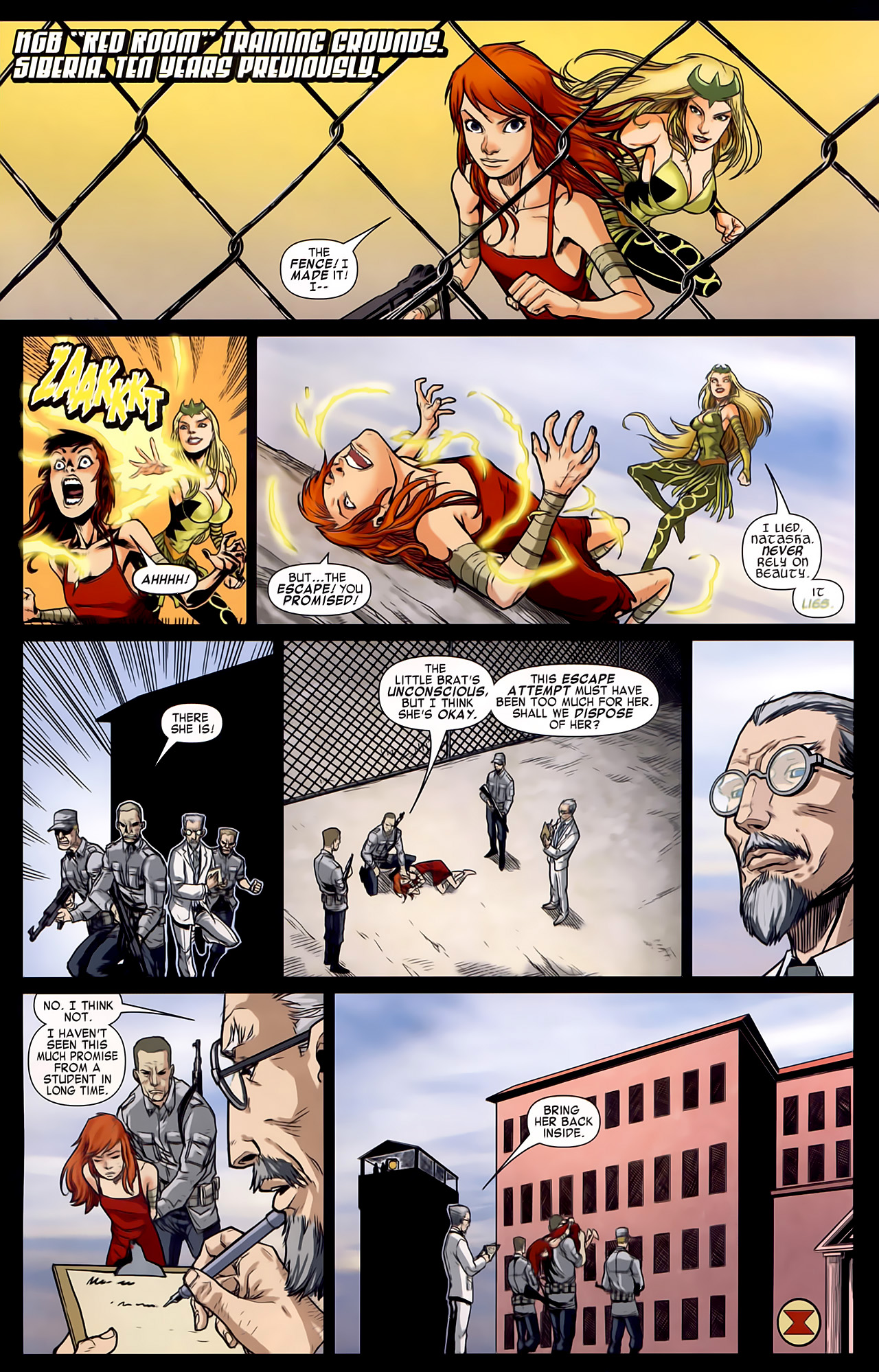 Read online Black Widow & The Marvel Girls comic -  Issue #1 - 24