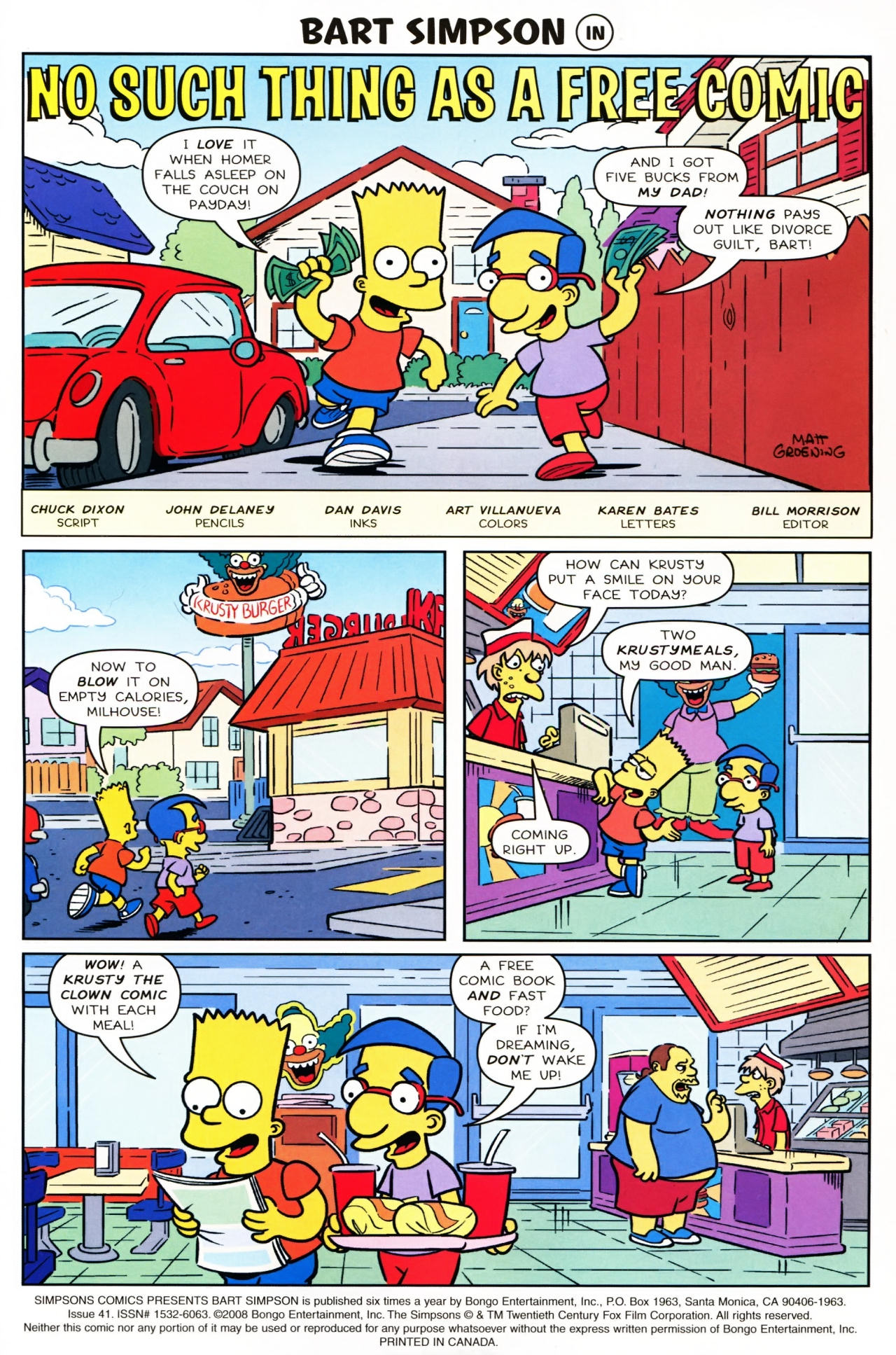 Read online Simpsons Comics Presents Bart Simpson comic -  Issue #41 - 2