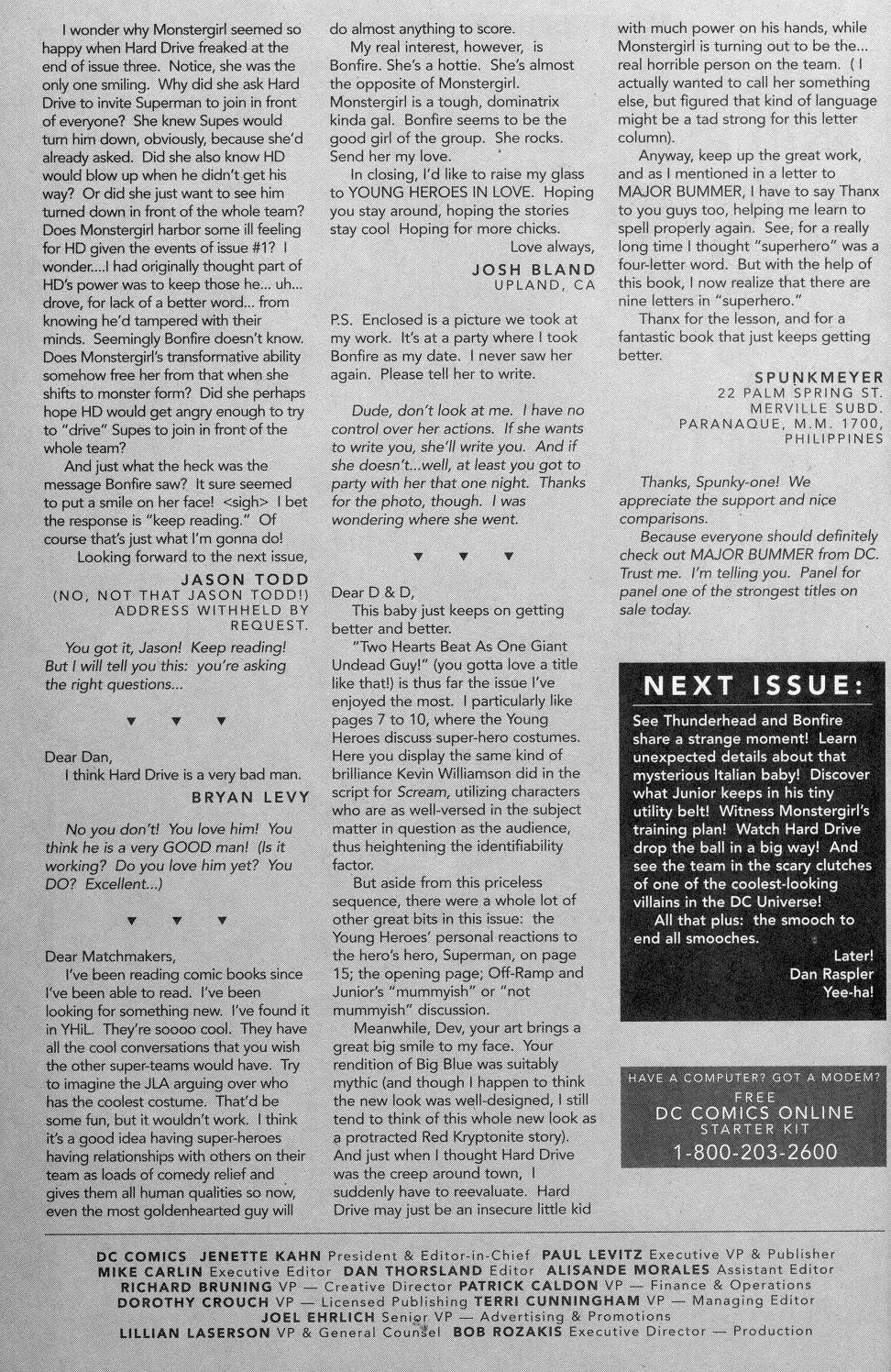 Read online Young Heroes in Love comic -  Issue #7 - 27