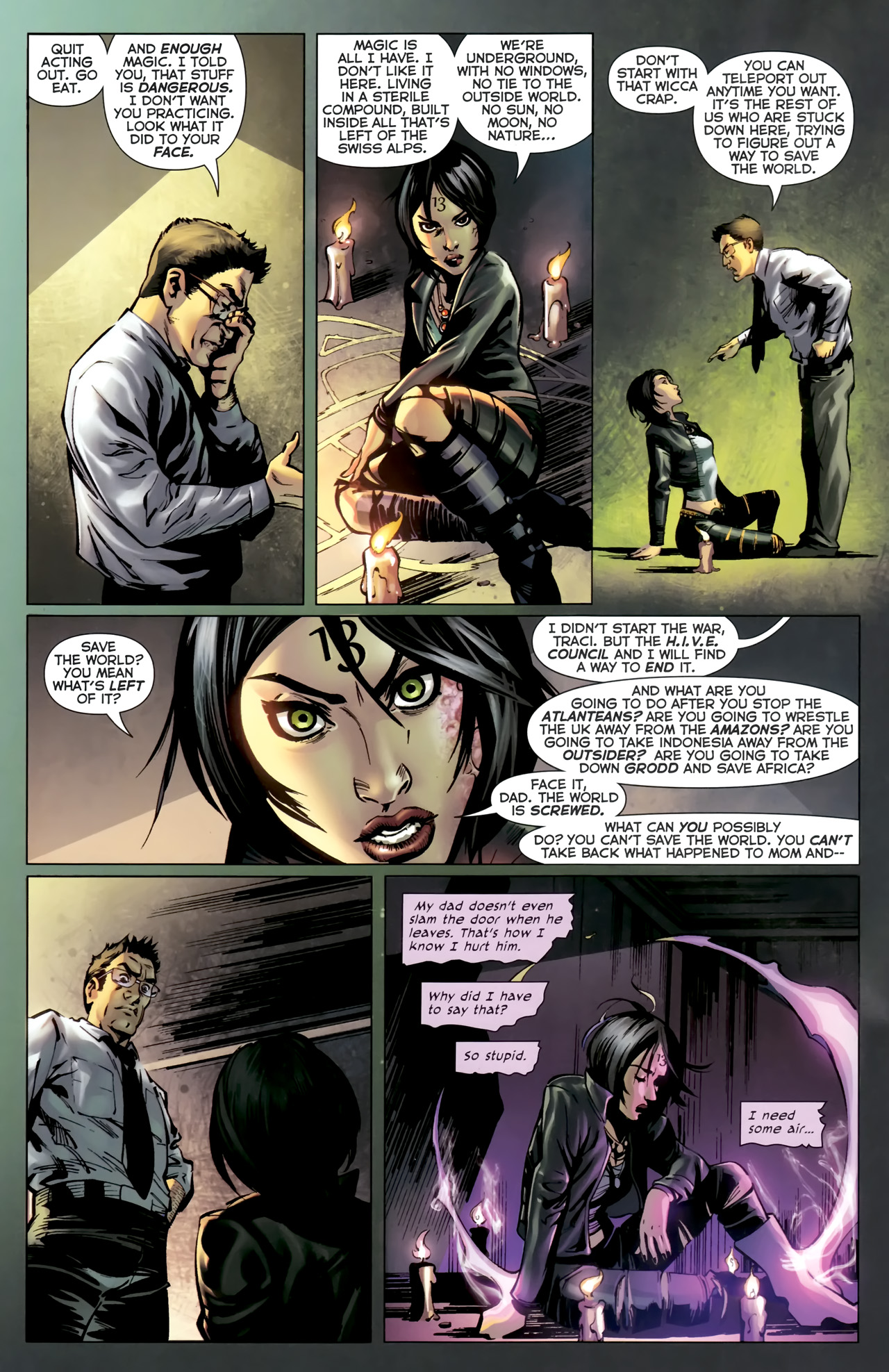 Read online Flashpoint: The World of Flashpoint comic -  Issue #1 - 7