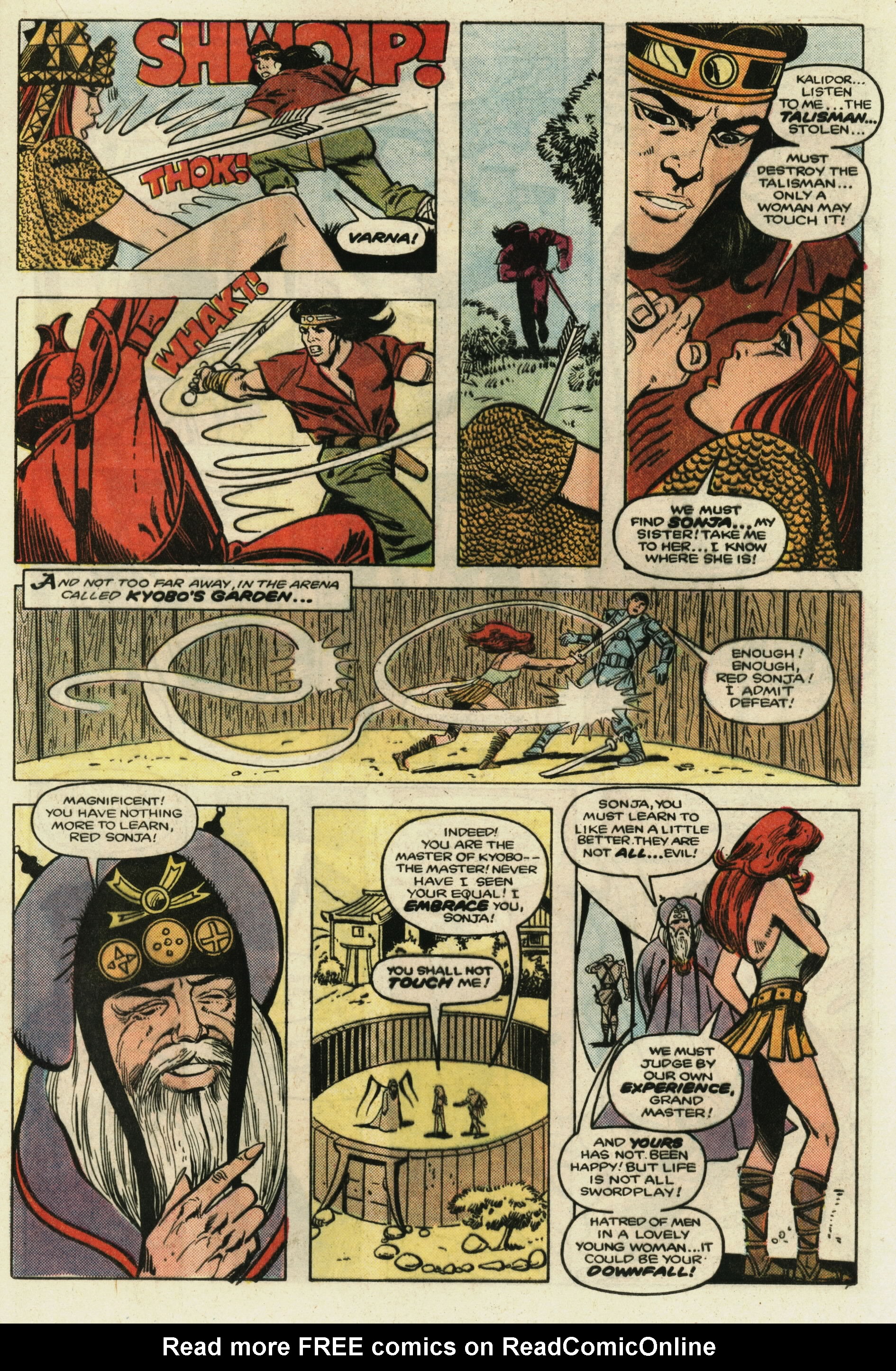 Read online Red Sonja: The Movie comic -  Issue #1 - 12