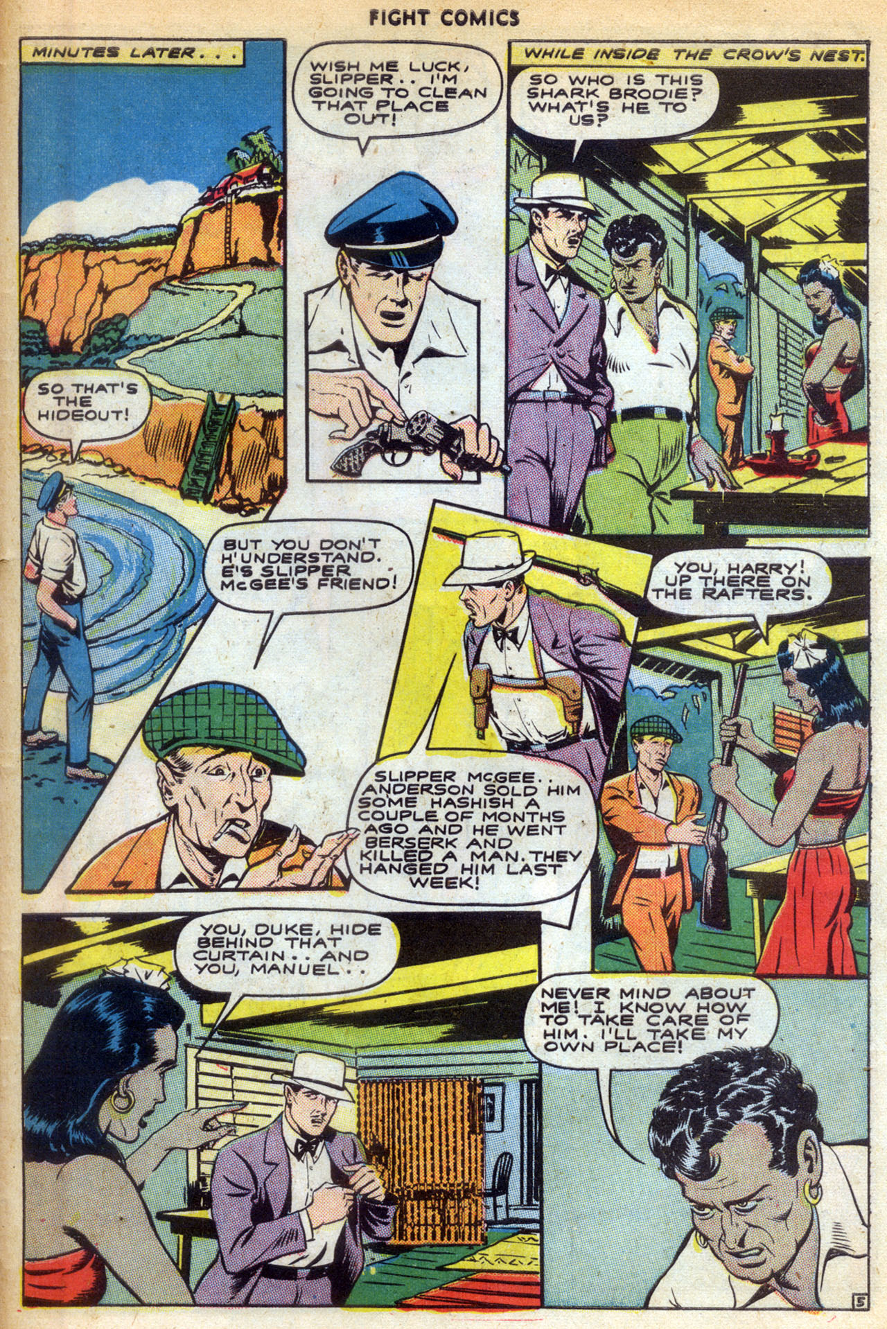 Read online Fight Comics comic -  Issue #33 - 39