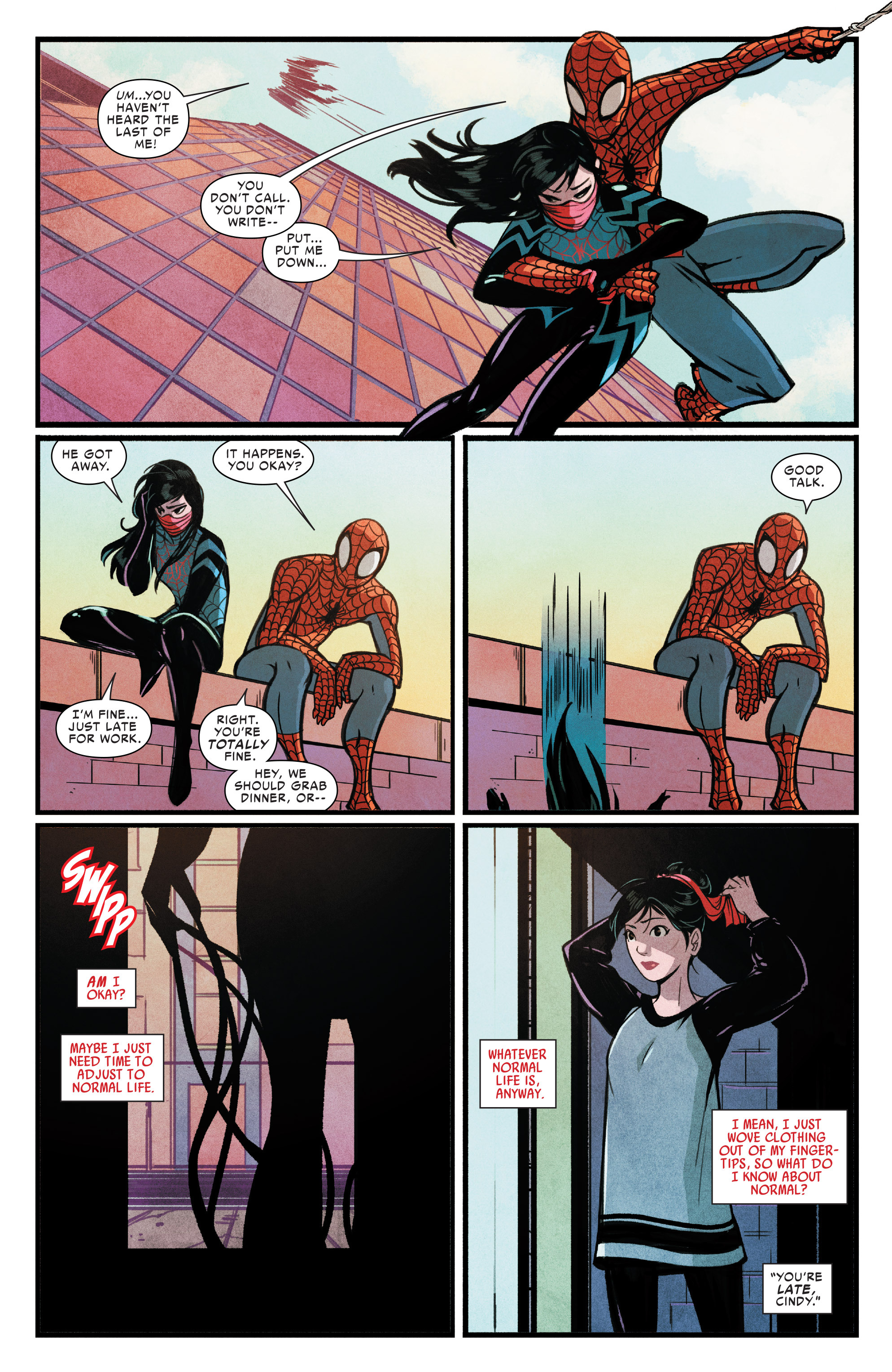 Read online Silk (2015) comic -  Issue #1 - 6