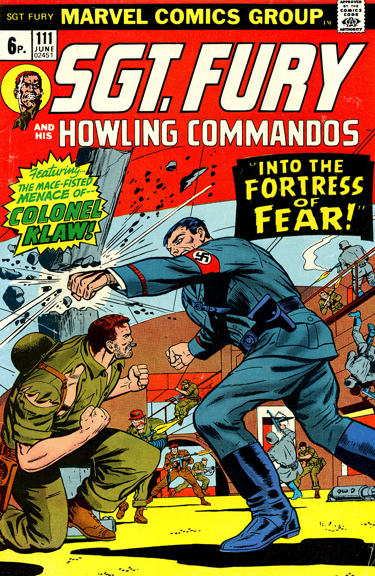 Read online Sgt. Fury comic -  Issue #111 - 1