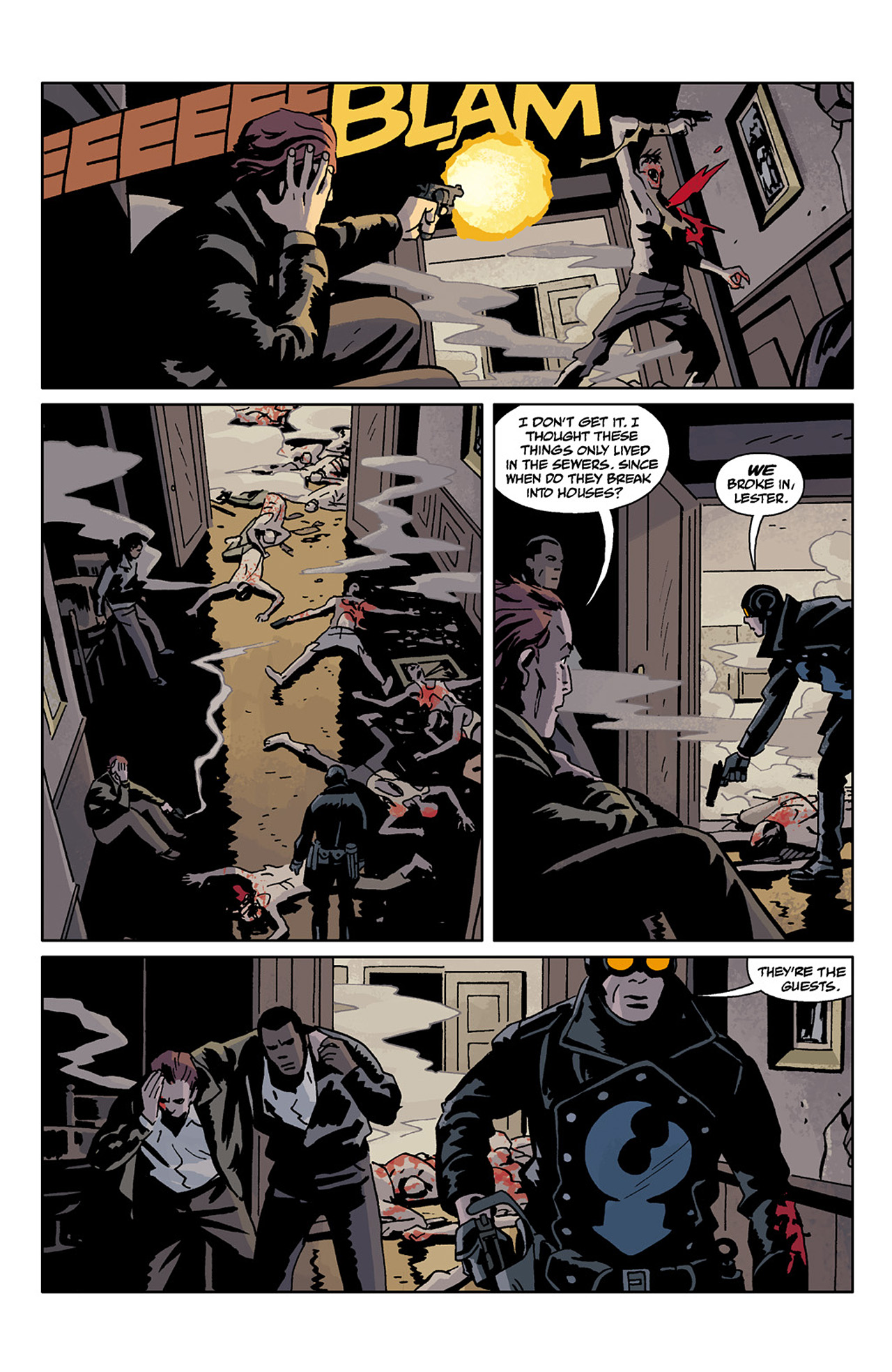 Read online Lobster Johnson: The Burning Hand comic -  Issue #5 - 17
