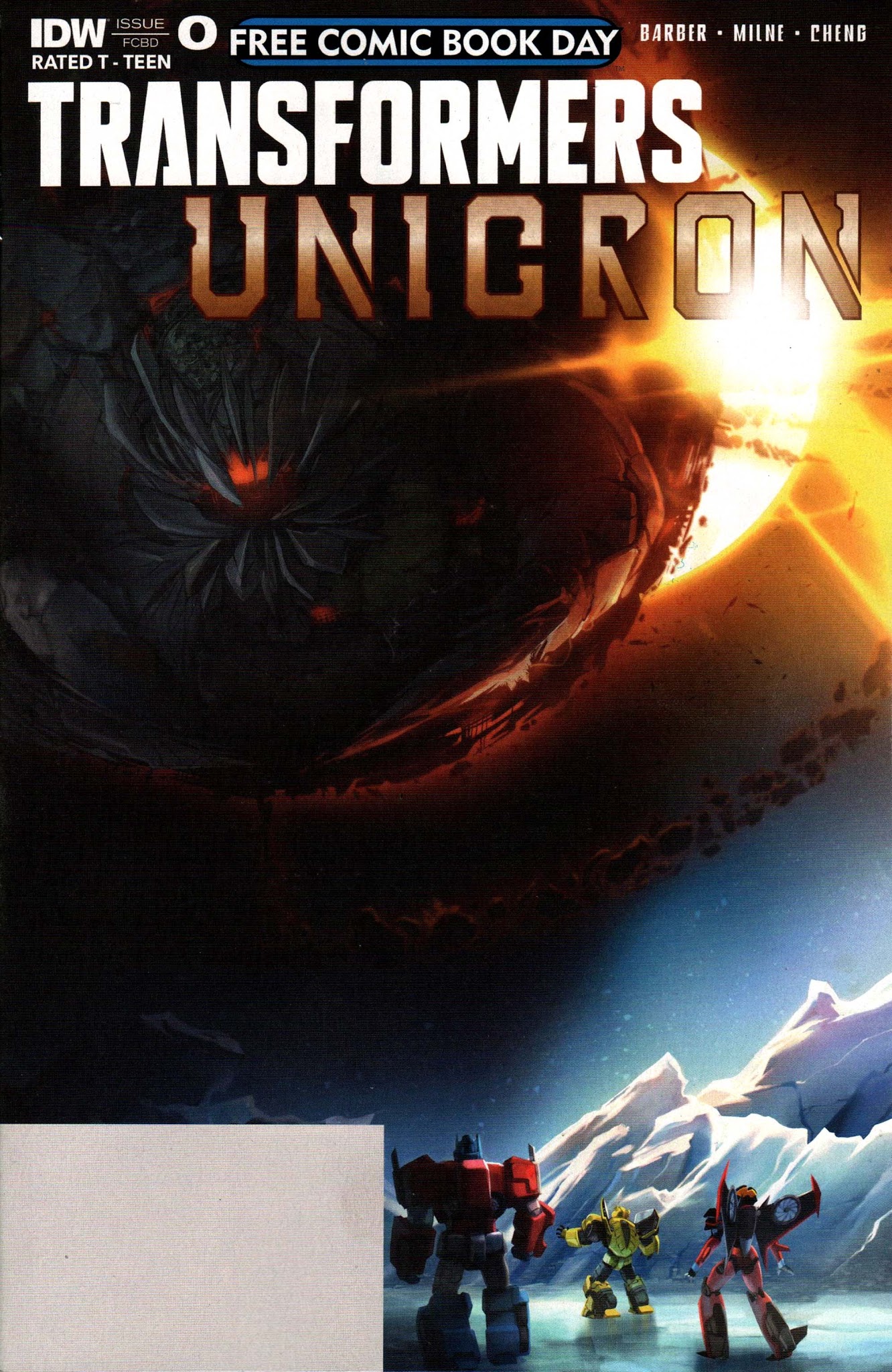 Read online Free Comic Book Day 2018 comic -  Issue # Transformers Unicron - 1