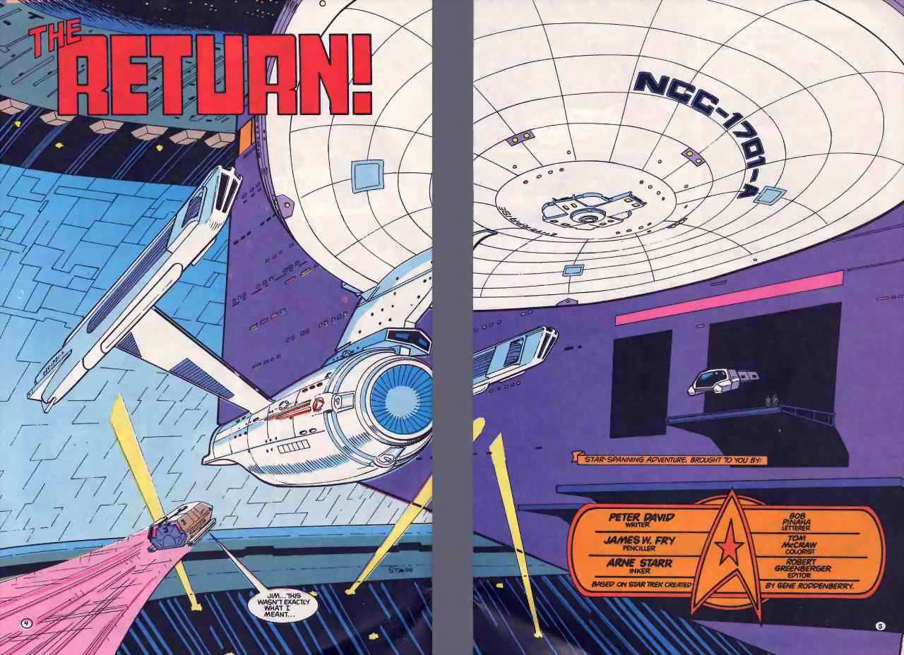 Read online Star Trek (1989) comic -  Issue #1 - 5