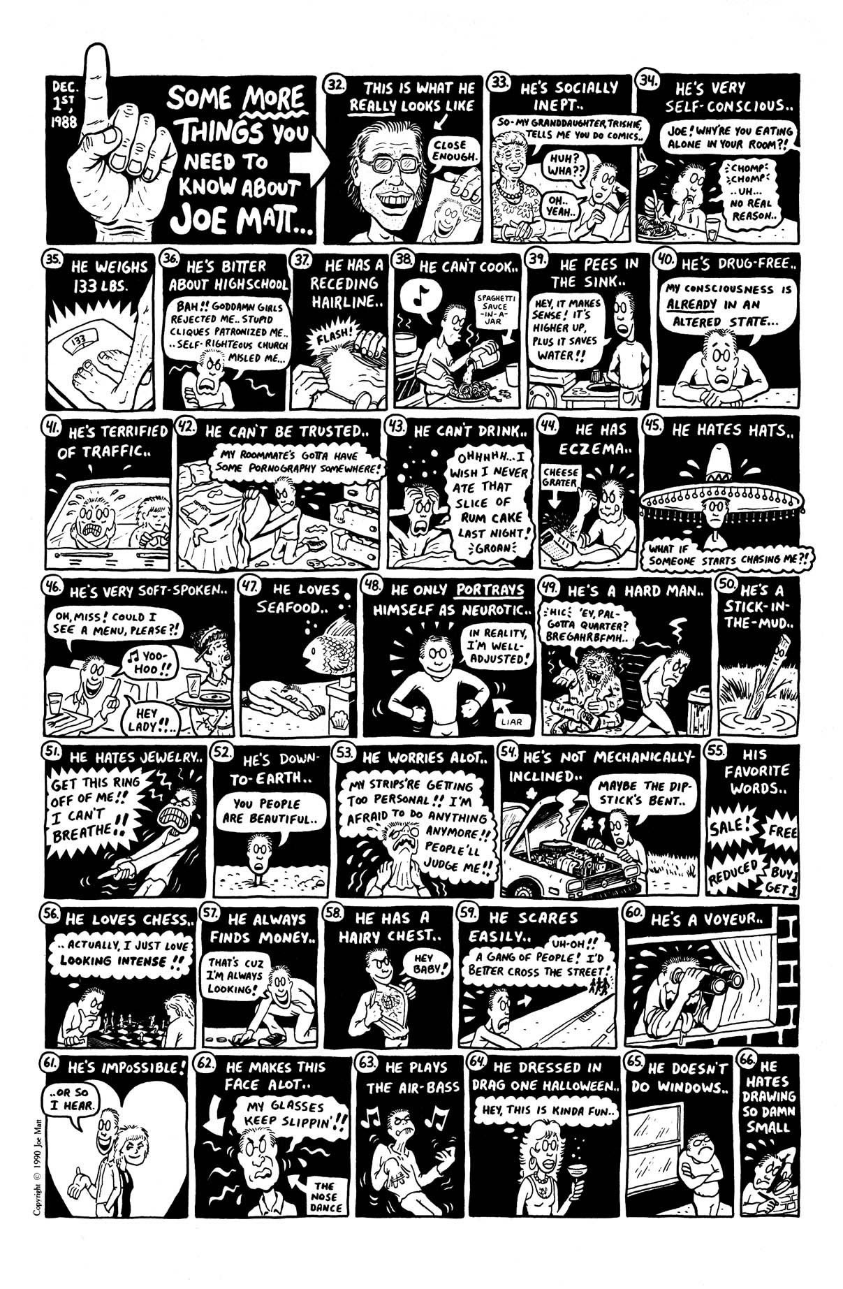Read online Peepshow: The Cartoon Diary of Joe Matt comic -  Issue # Full - 27