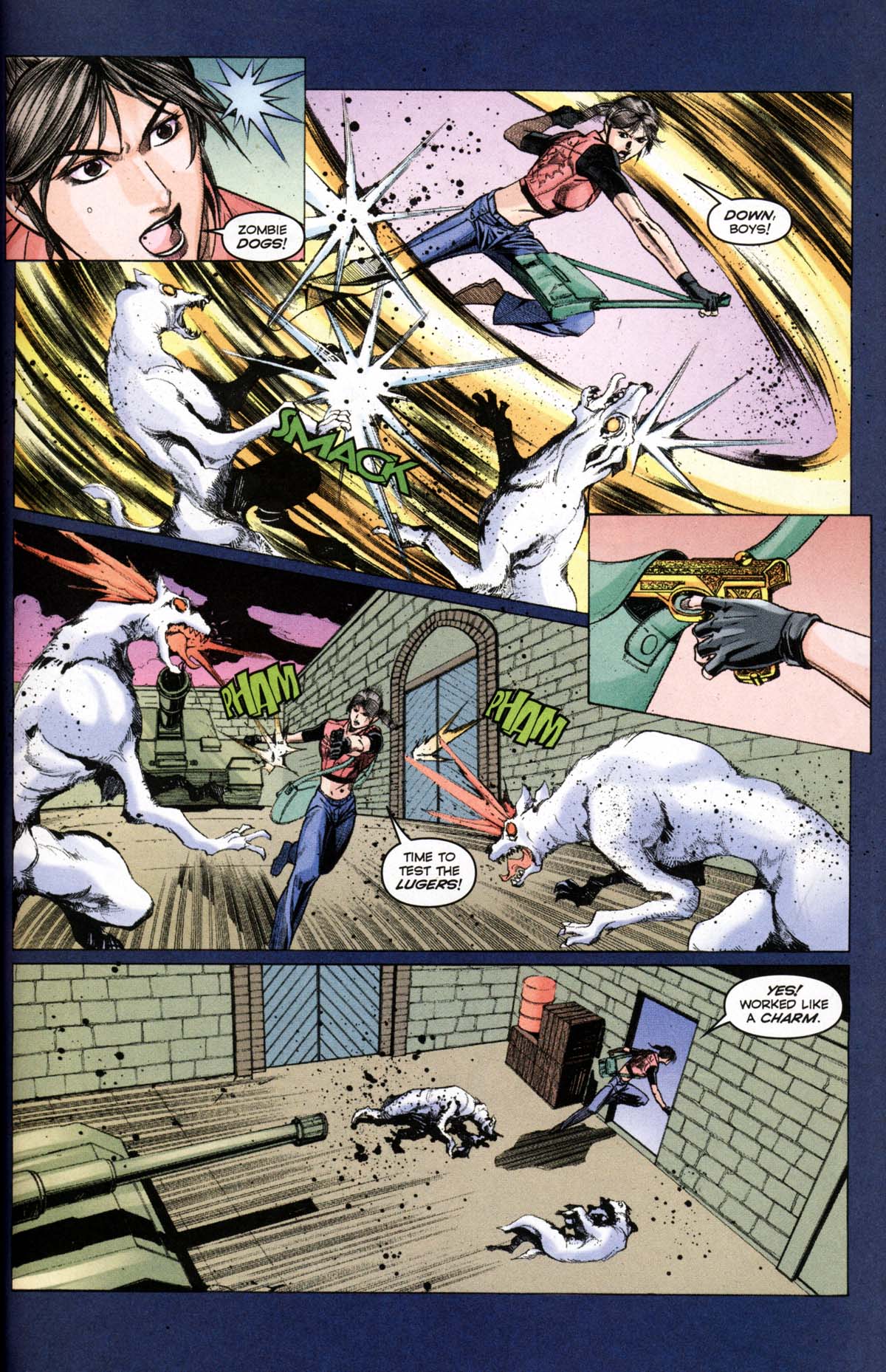 Read online Resident Evil Code: Veronica comic -  Issue #1 - 123