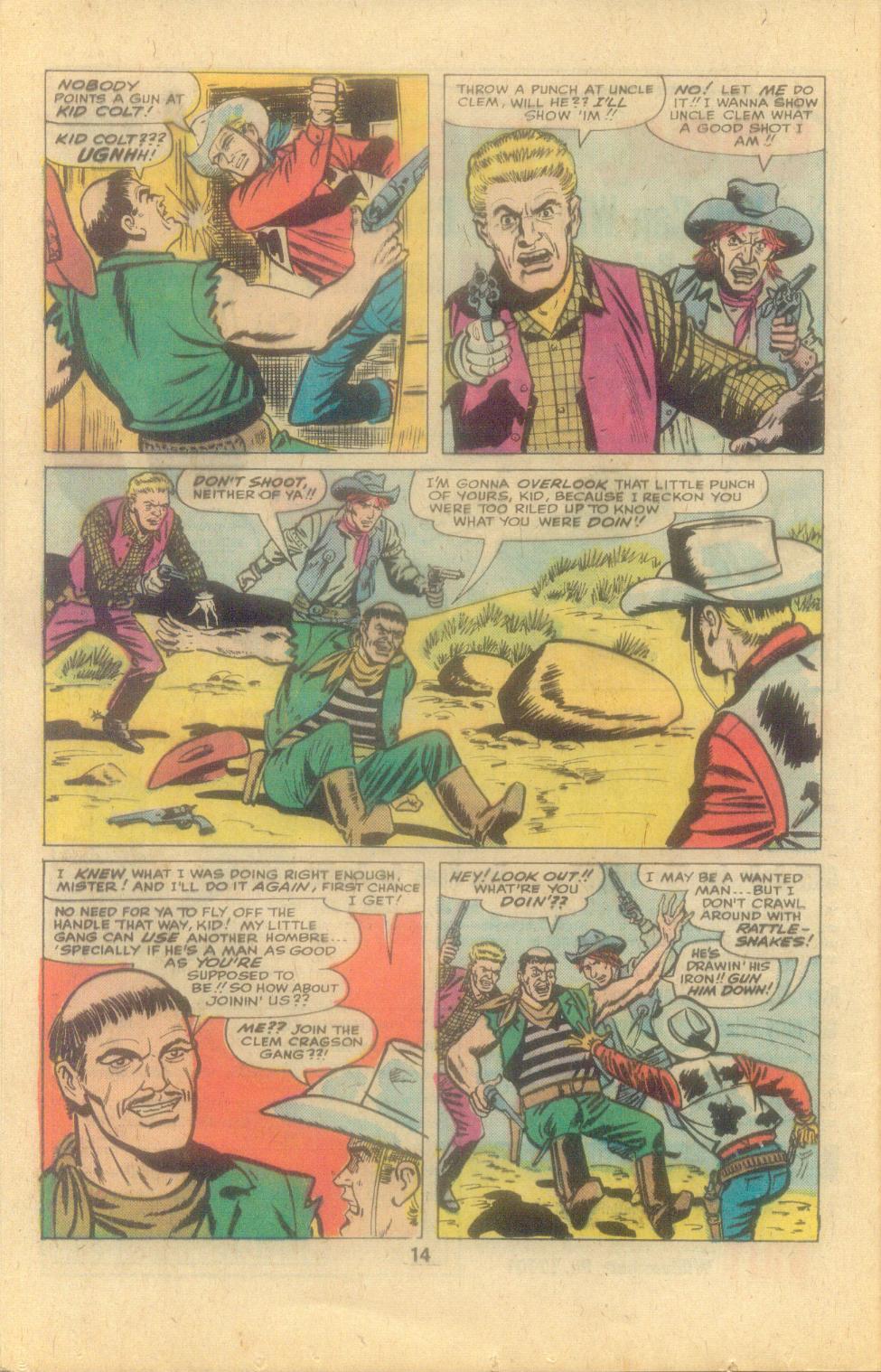 Read online Kid Colt Outlaw comic -  Issue #194 - 16