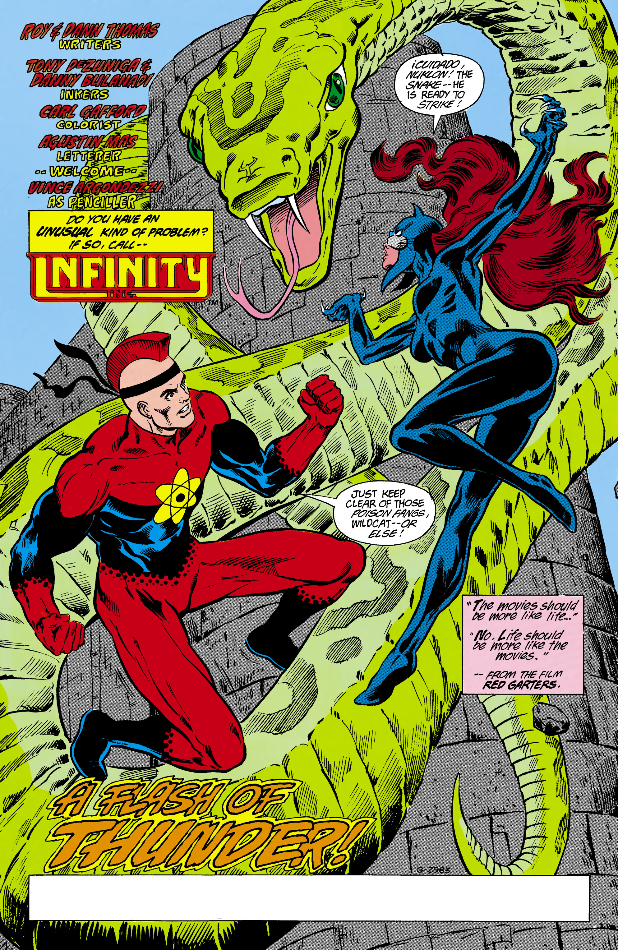 Read online Infinity Inc. (1984) comic -  Issue #40 - 2