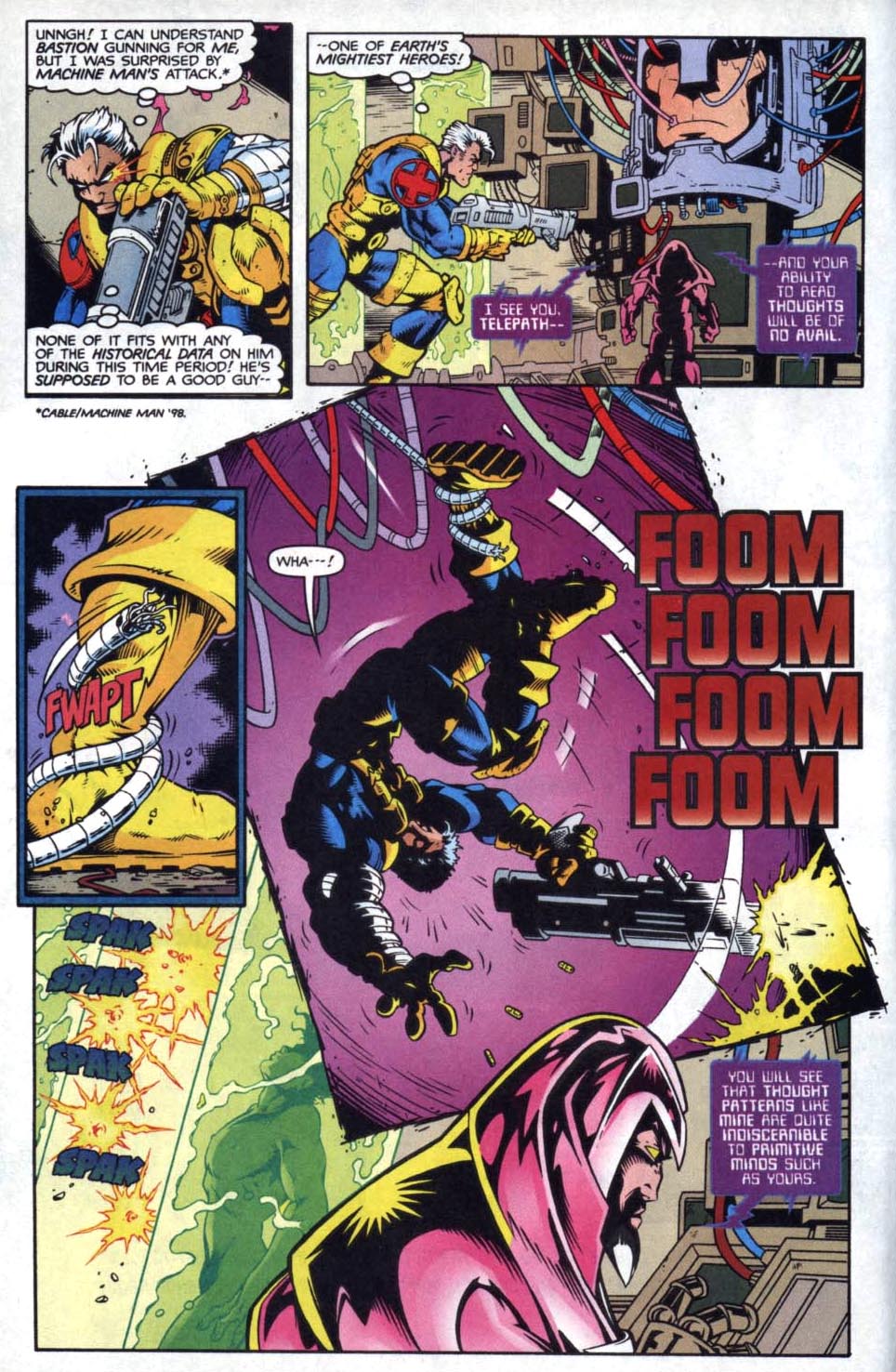 Read online Machine Man/Bastion '98 comic -  Issue # Full - 7