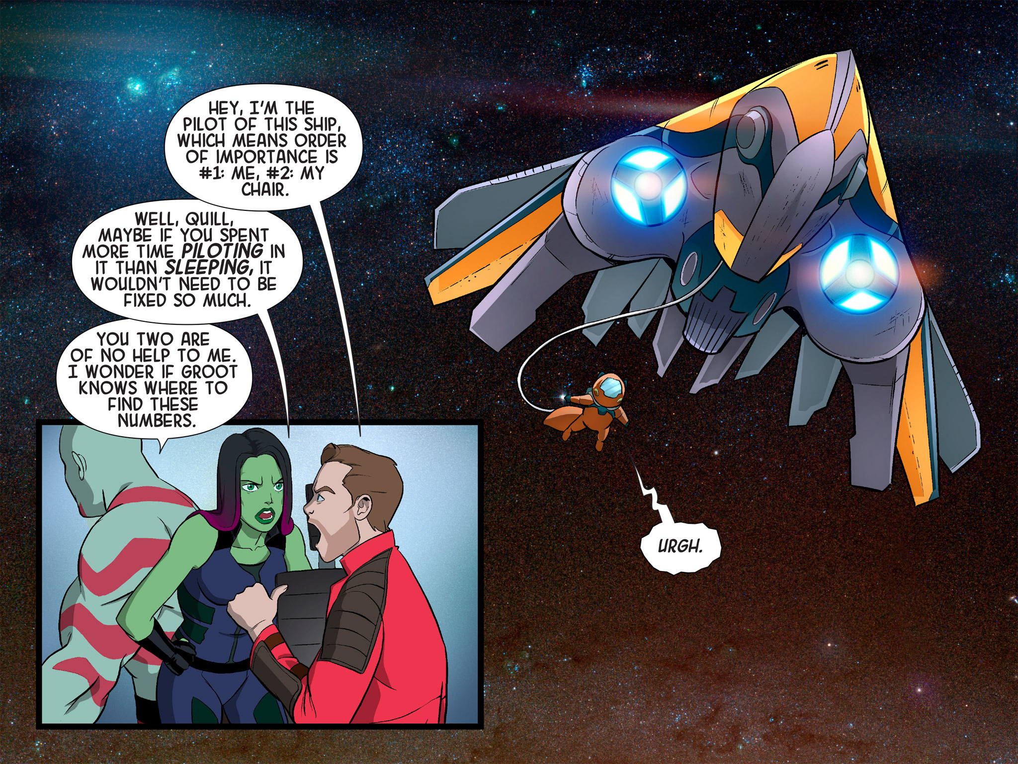 Read online Guardians of the Galaxy: Awesome Mix Infinite Comic comic -  Issue #6 - 10