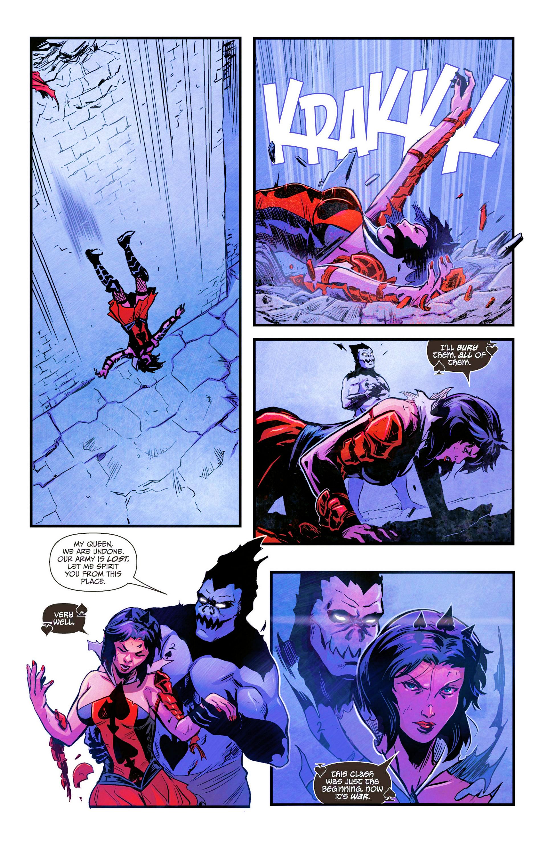 Read online Grimm Fairy Tales presents Wonderland: Clash of Queens comic -  Issue #5 - 19