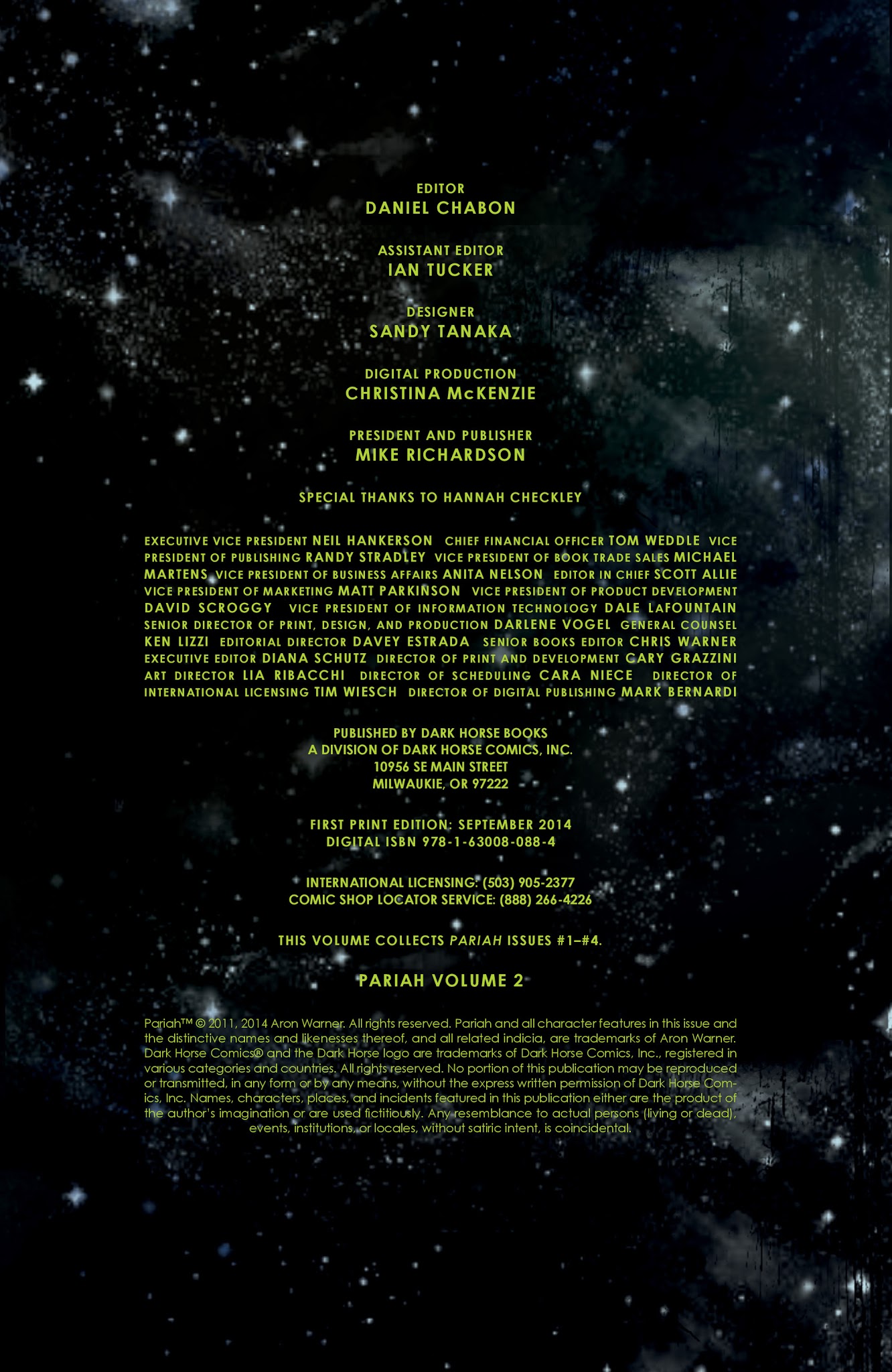 Read online Pariah comic -  Issue # TPB 2 - 4