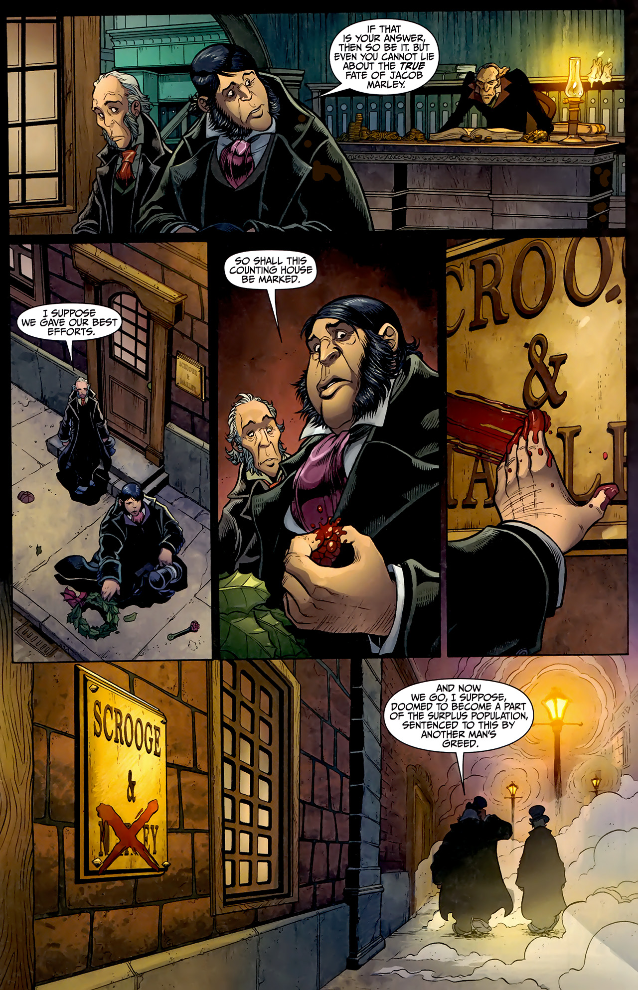Read online Zombies Christmas Carol comic -  Issue #1 - 12