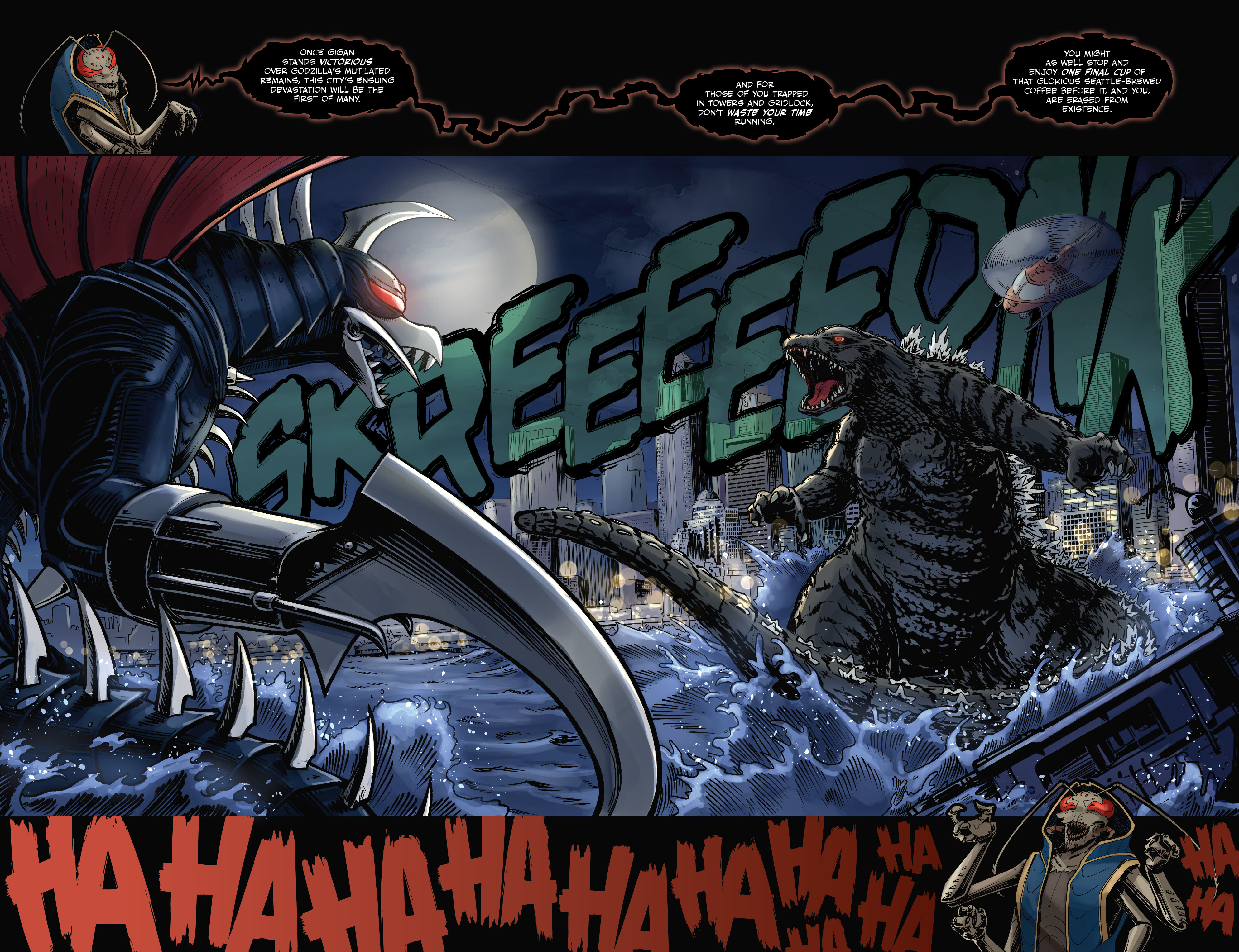 Read online Godzilla Rivals: Vs. Gigan comic -  Issue # Full - 8