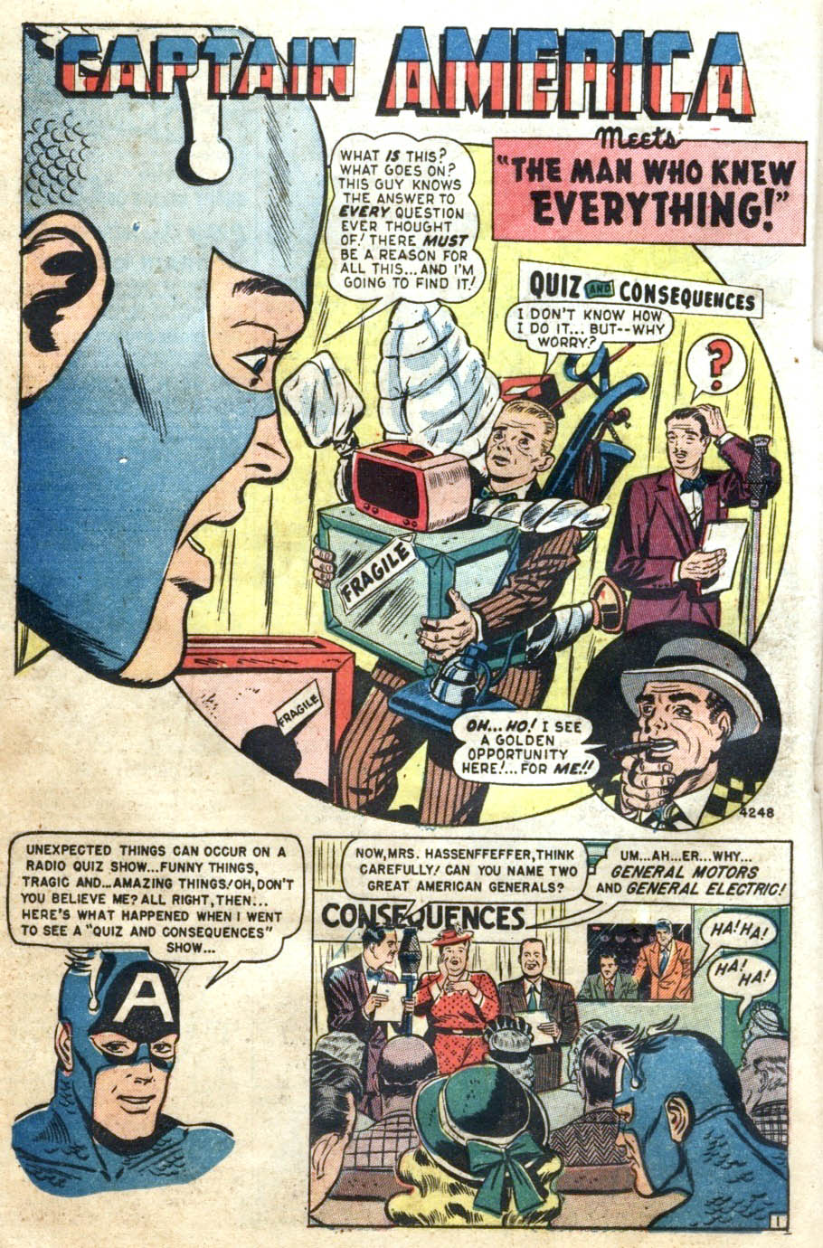 Read online Captain America Comics comic -  Issue #70 - 20