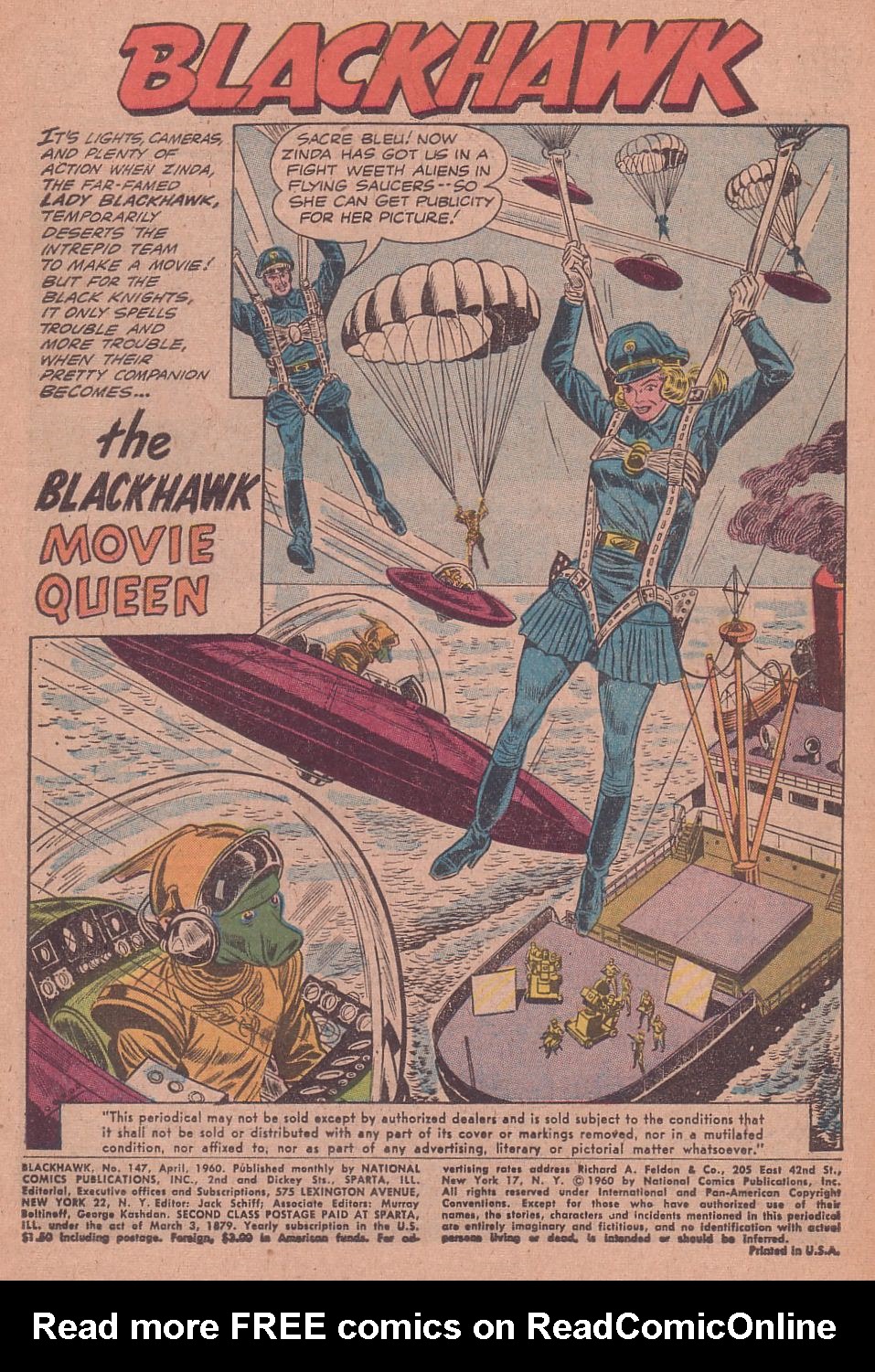 Read online Blackhawk (1957) comic -  Issue #147 - 3