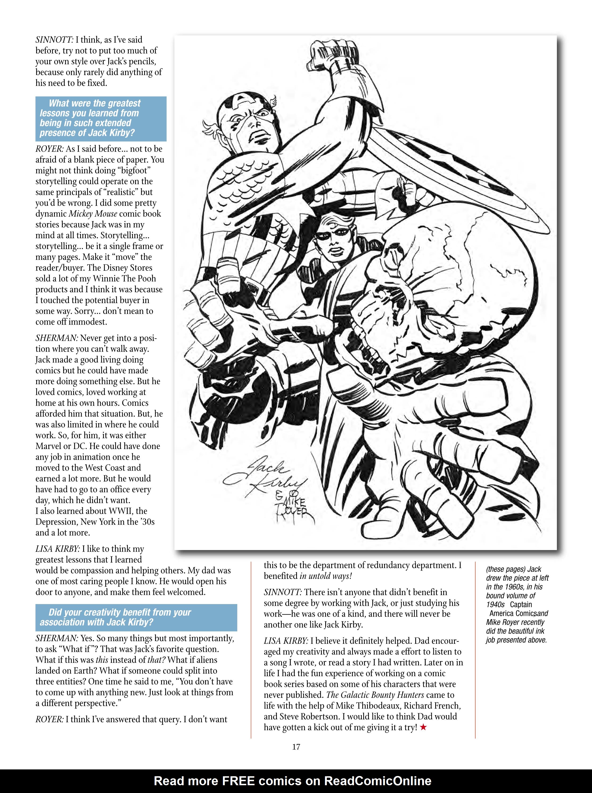 Read online The Jack Kirby Collector comic -  Issue #69 - 19