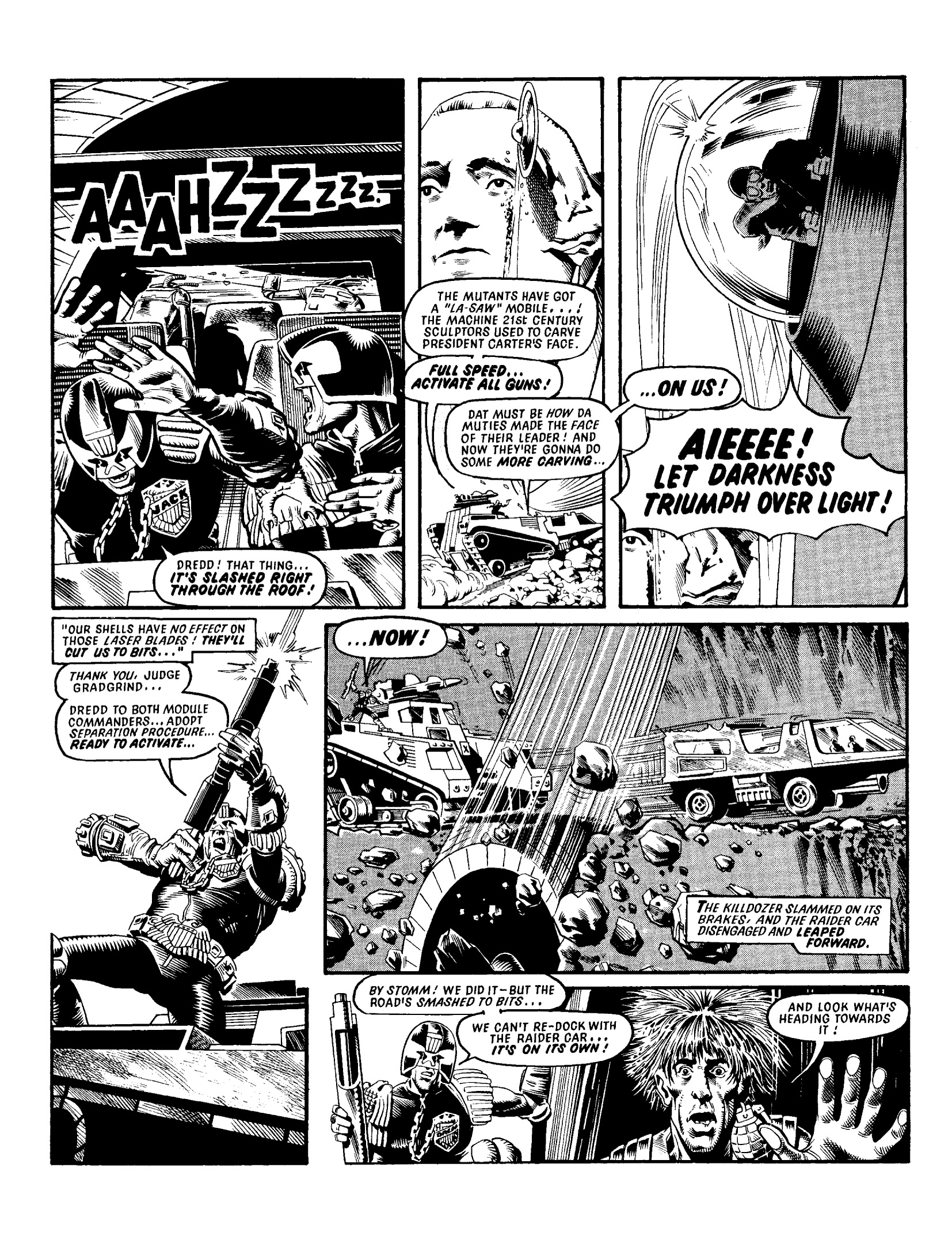 Read online Judge Dredd: The Cursed Earth Uncensored comic -  Issue # TPB - 34