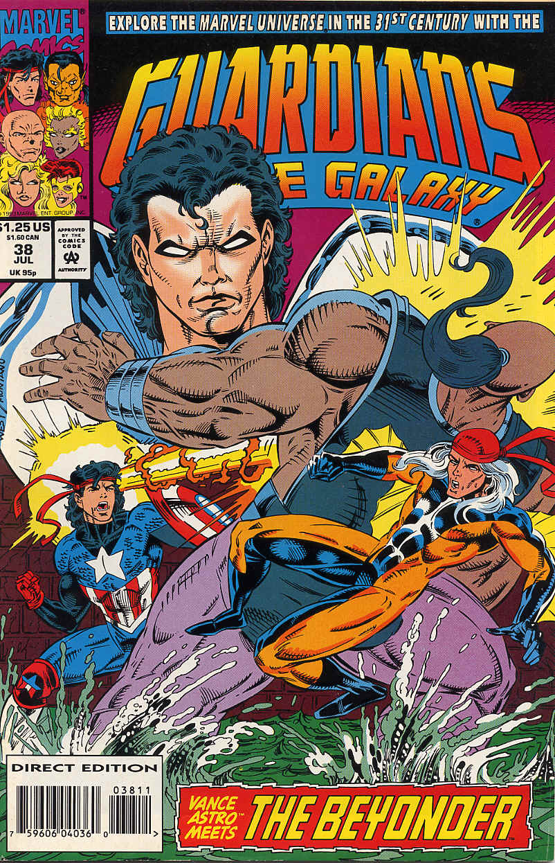 Read online Guardians of the Galaxy (1990) comic -  Issue #38 - 1