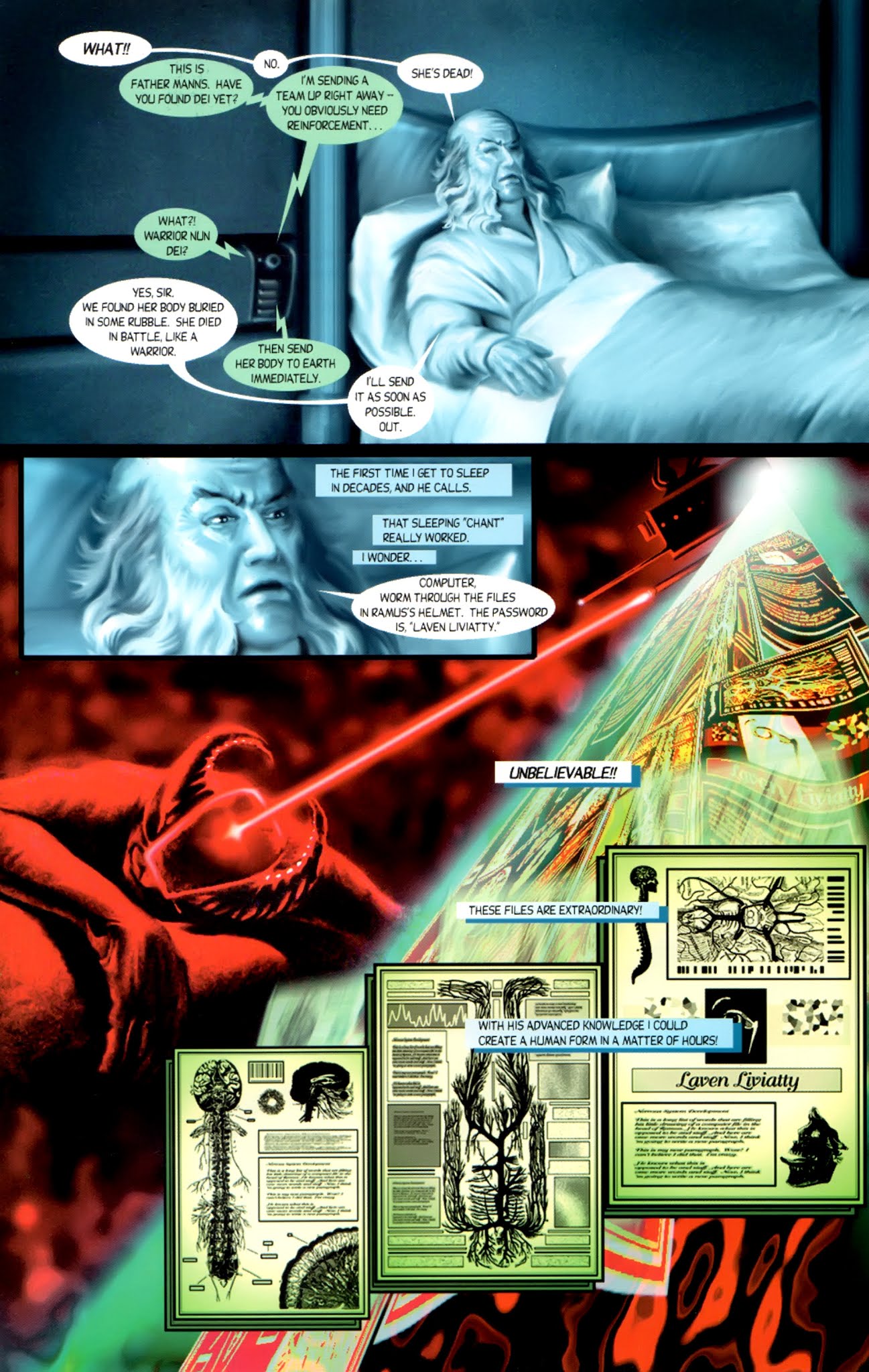 Read online Warrior Nun Dei: Aftertime comic -  Issue #2 - 12