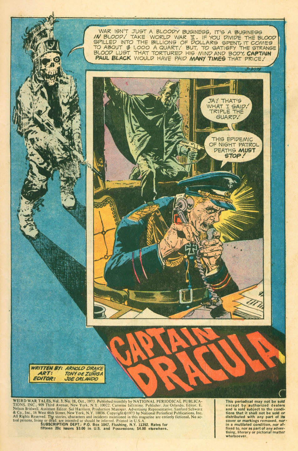 Read online Weird War Tales (1971) comic -  Issue #18 - 3