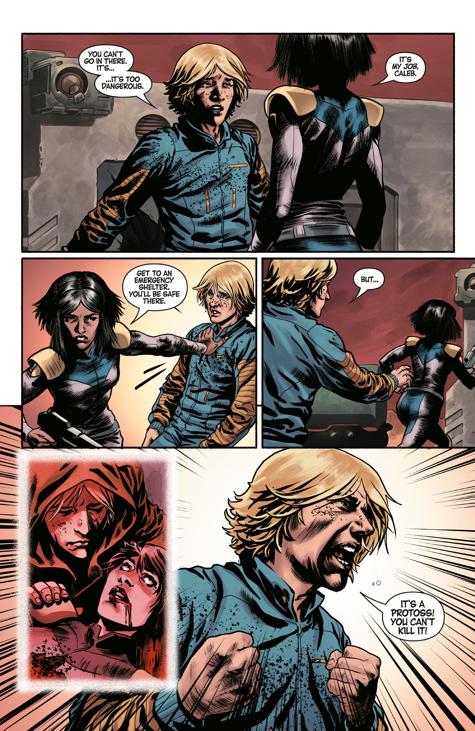 Read online StarCraft: Survivors comic -  Issue #4 - 12