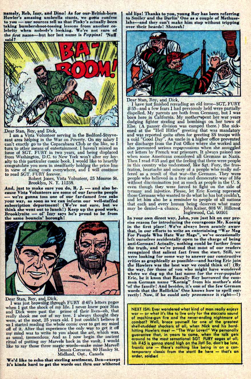 Read online Sgt. Fury comic -  Issue #44 - 33