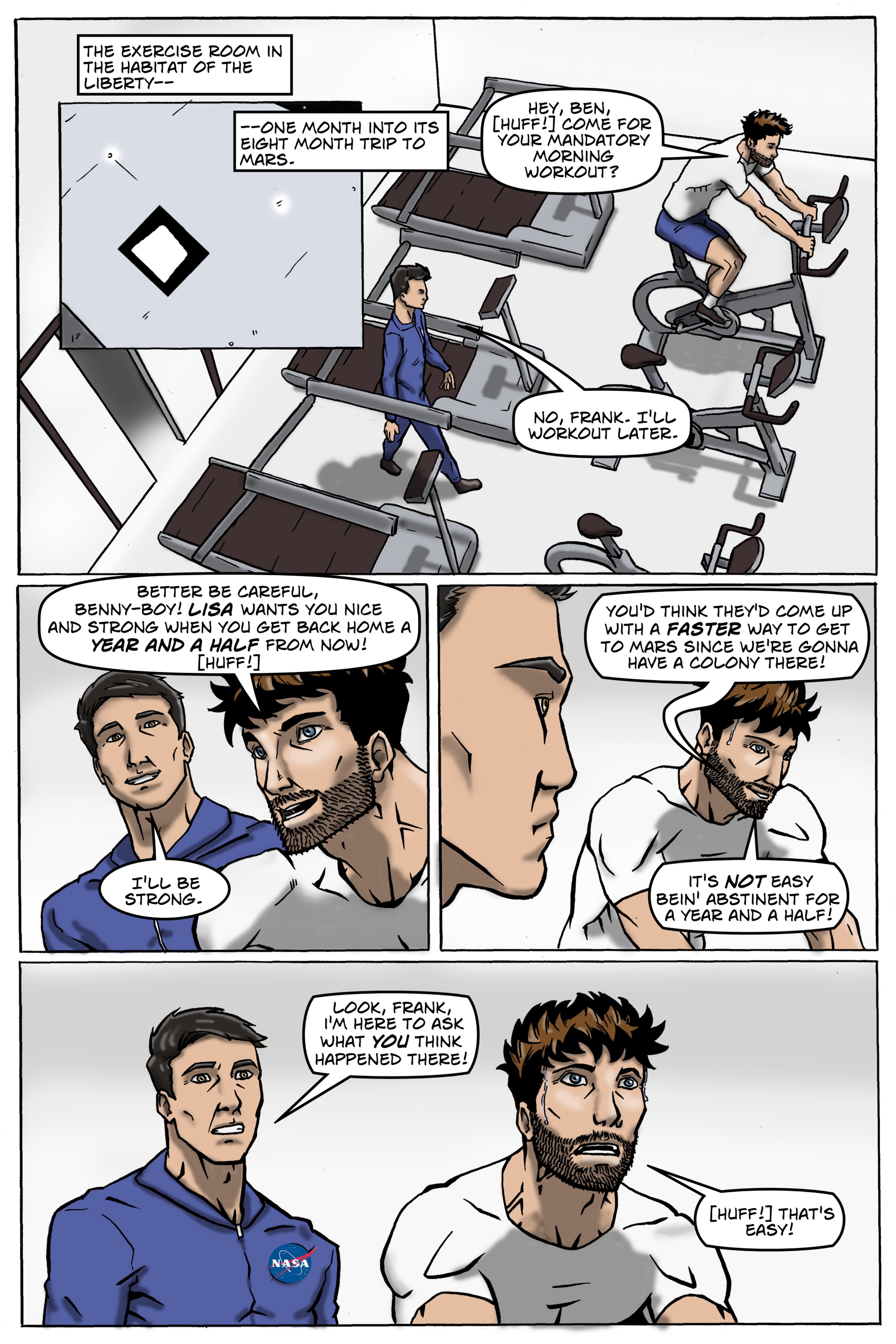 Read online Mars One comic -  Issue #1 - 5