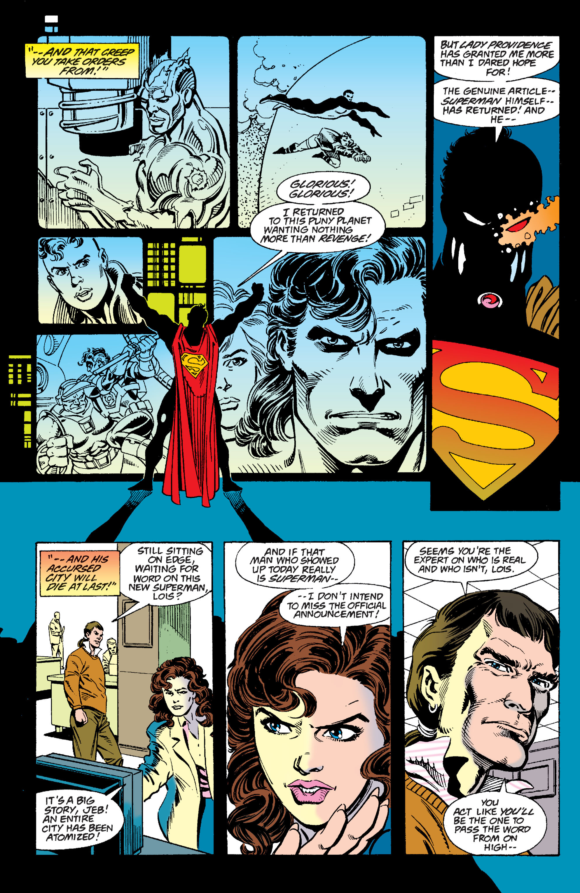 Read online Superman: The Death and Return of Superman Omnibus comic -  Issue # TPB (Part 13) - 21