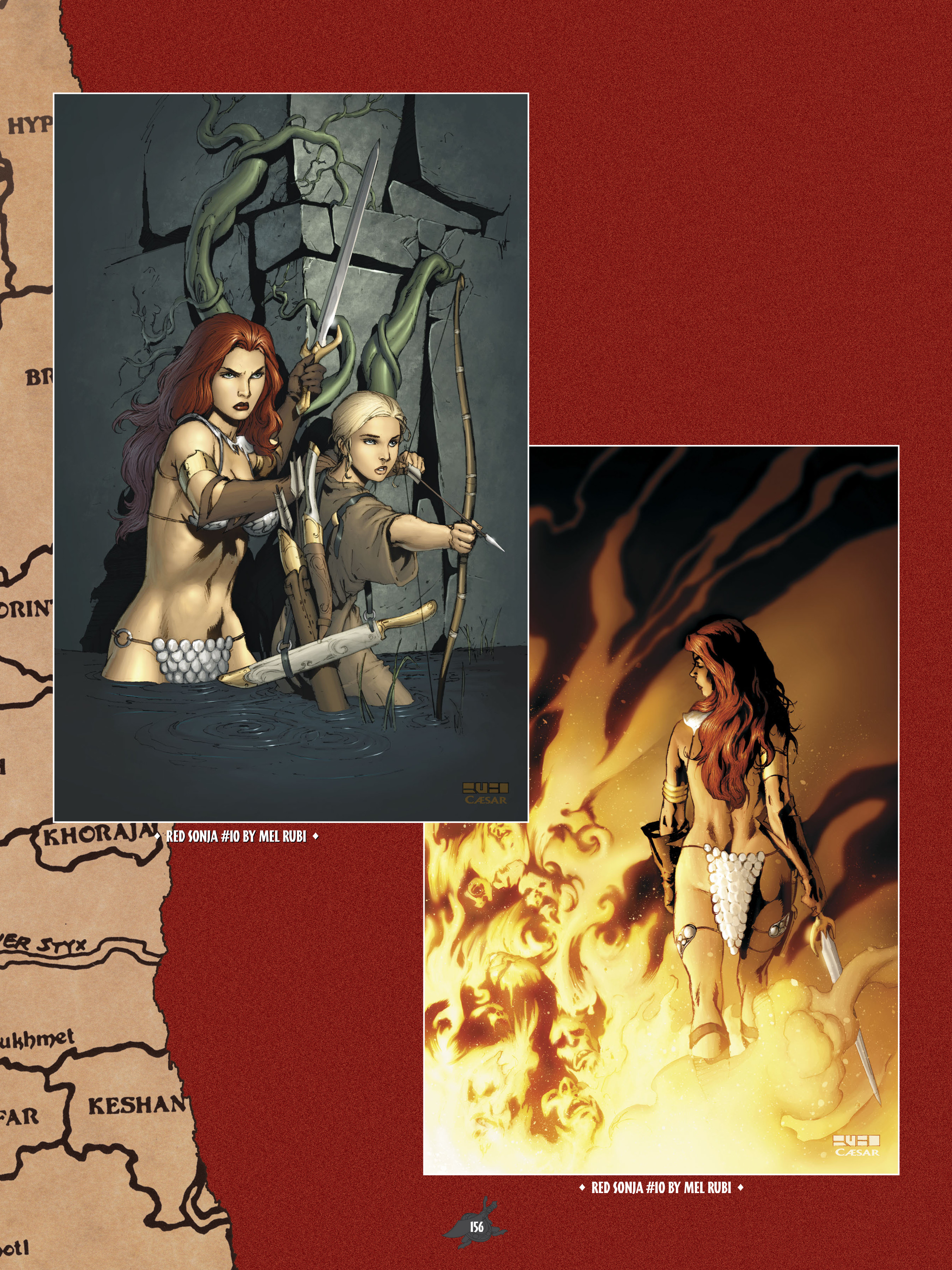 Read online The Art of Red Sonja comic -  Issue # TPB 1 (Part 2) - 49