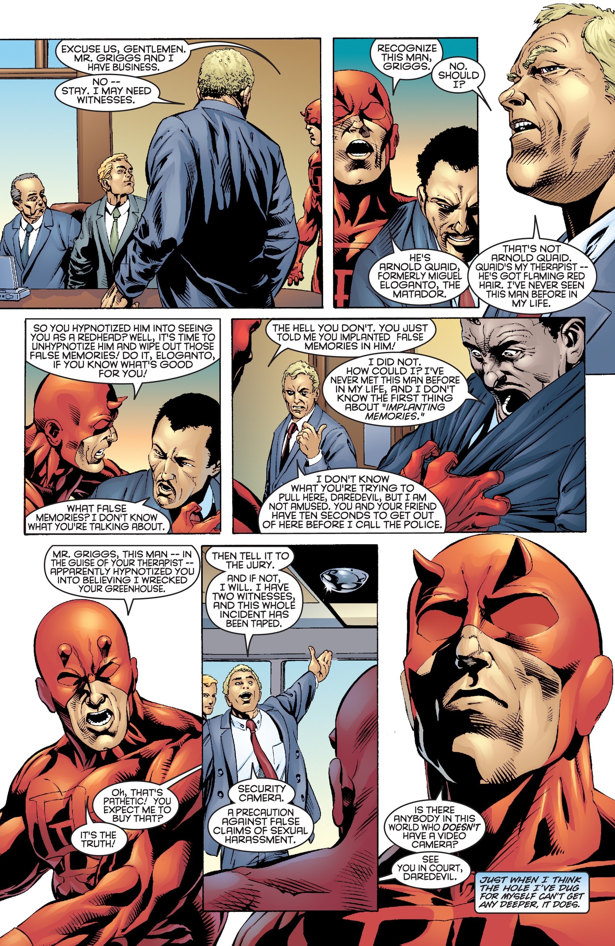 Read online Marvel Knights Daredevil by Bendis, Jenkins, Gale & Mack: Unusual Suspects comic -  Issue # TPB (Part 3) - 56