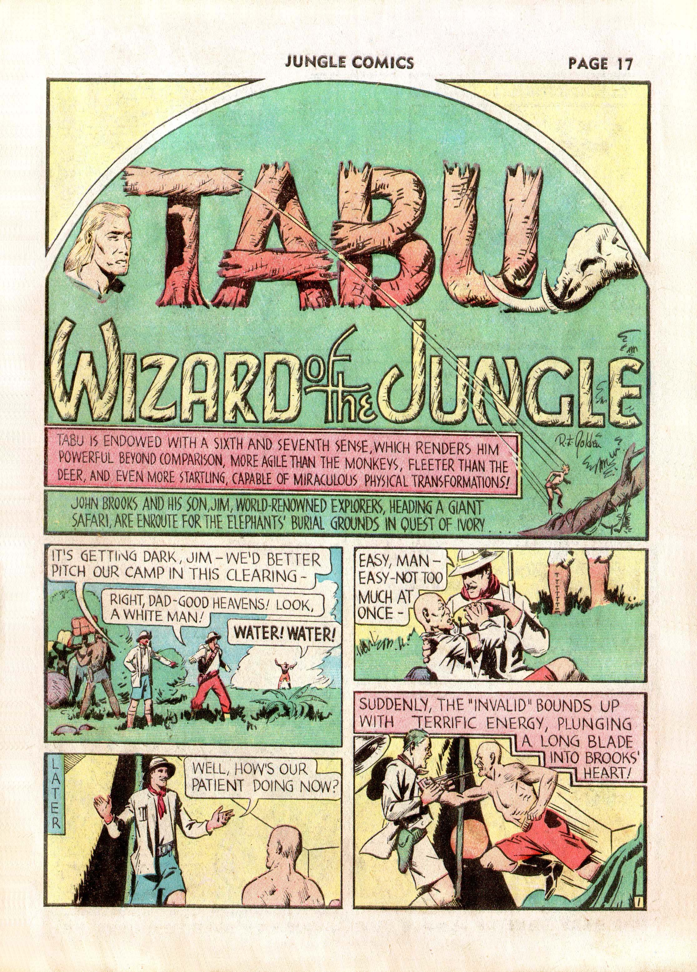 Read online Jungle Comics comic -  Issue #2 - 19